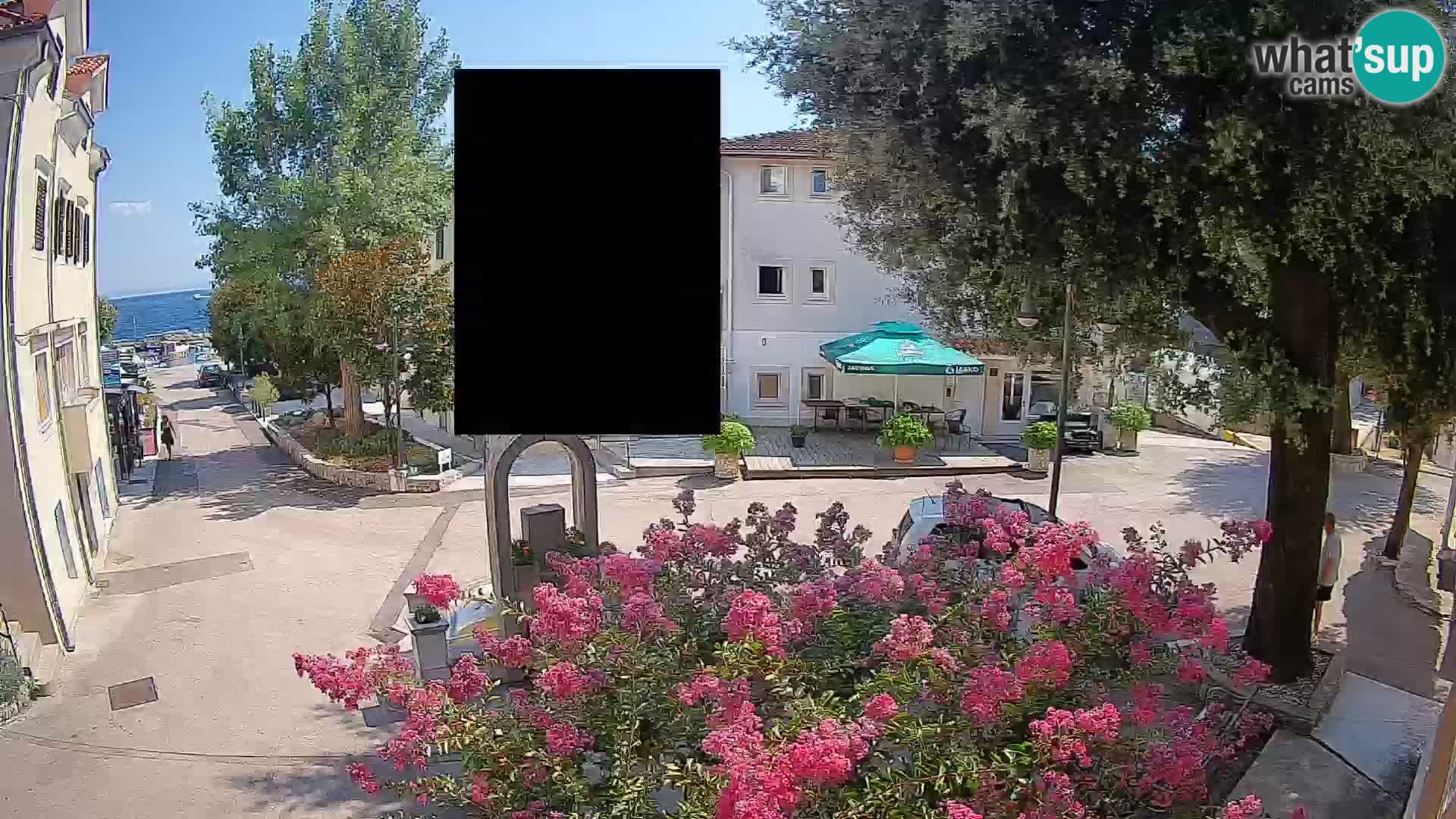 Webcam Mošćenička Draga Zentrum – Liveblick auf das Ortszentrum