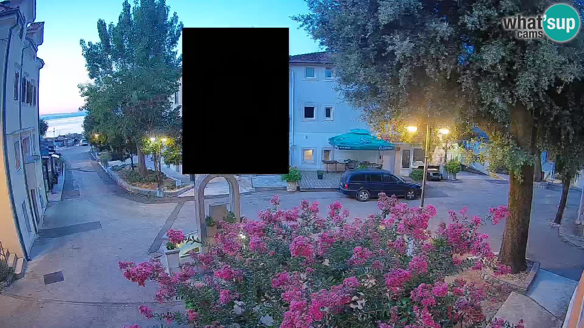 Webcam Mošćenička Draga Zentrum – Liveblick auf das Ortszentrum