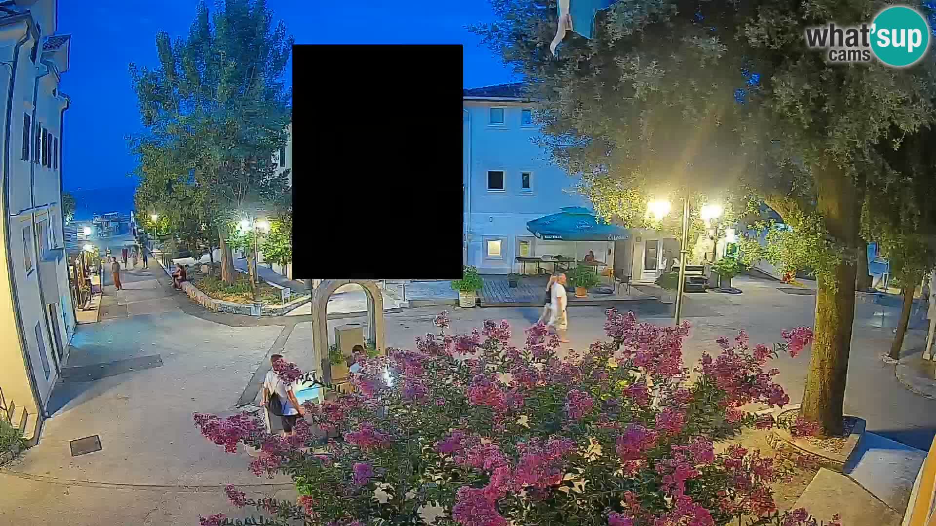 Webcam Centro Draga di Moschiena – Vista live sul centro