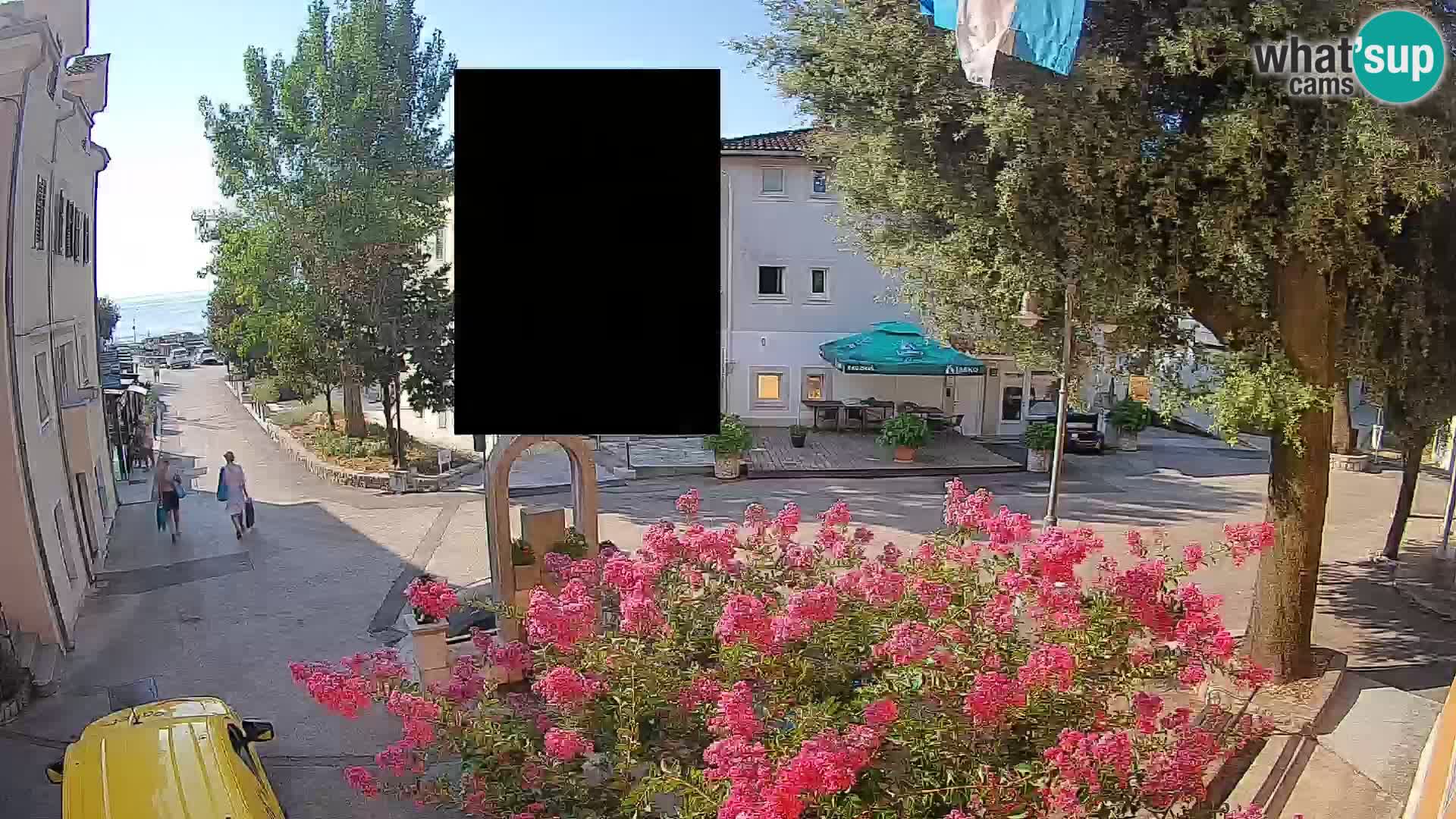 Webcam Mošćenička Draga Center – Live View of the Town Center