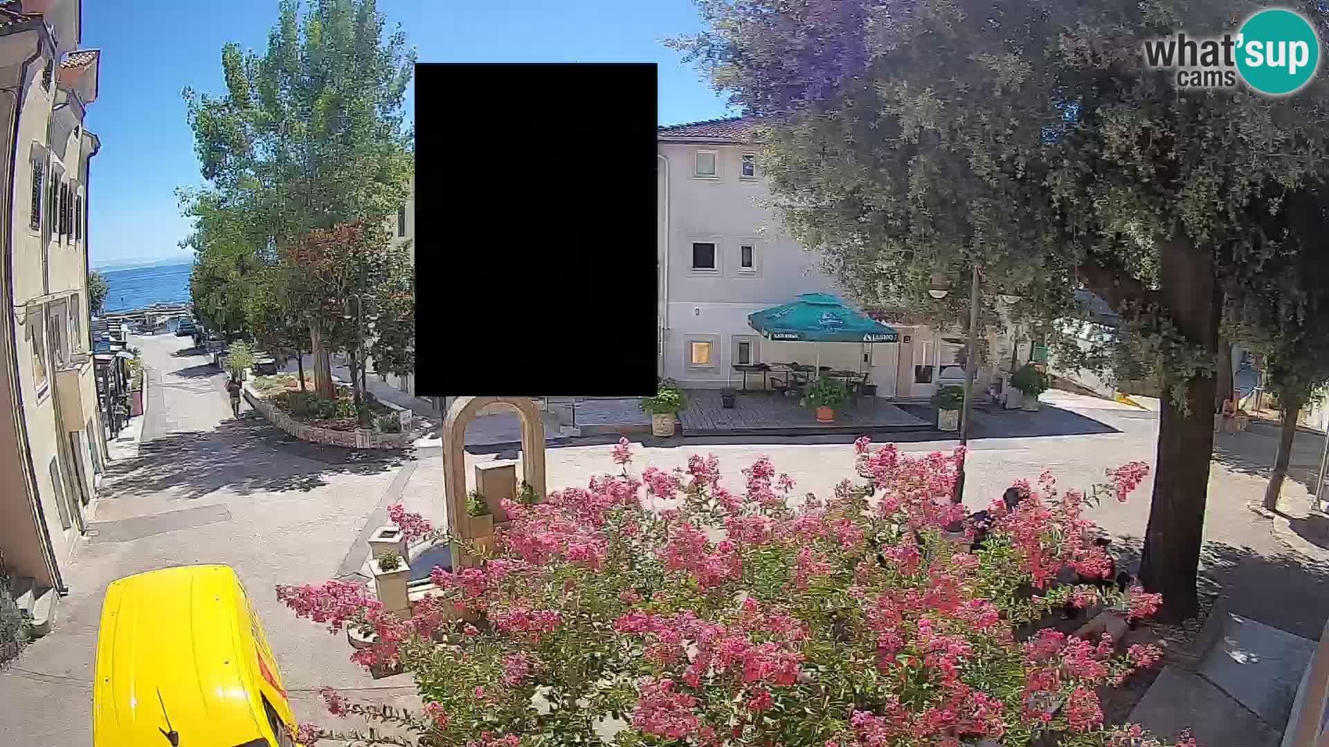 Webcam centre de Mošćenička Draga – Vue en direct du centre-ville