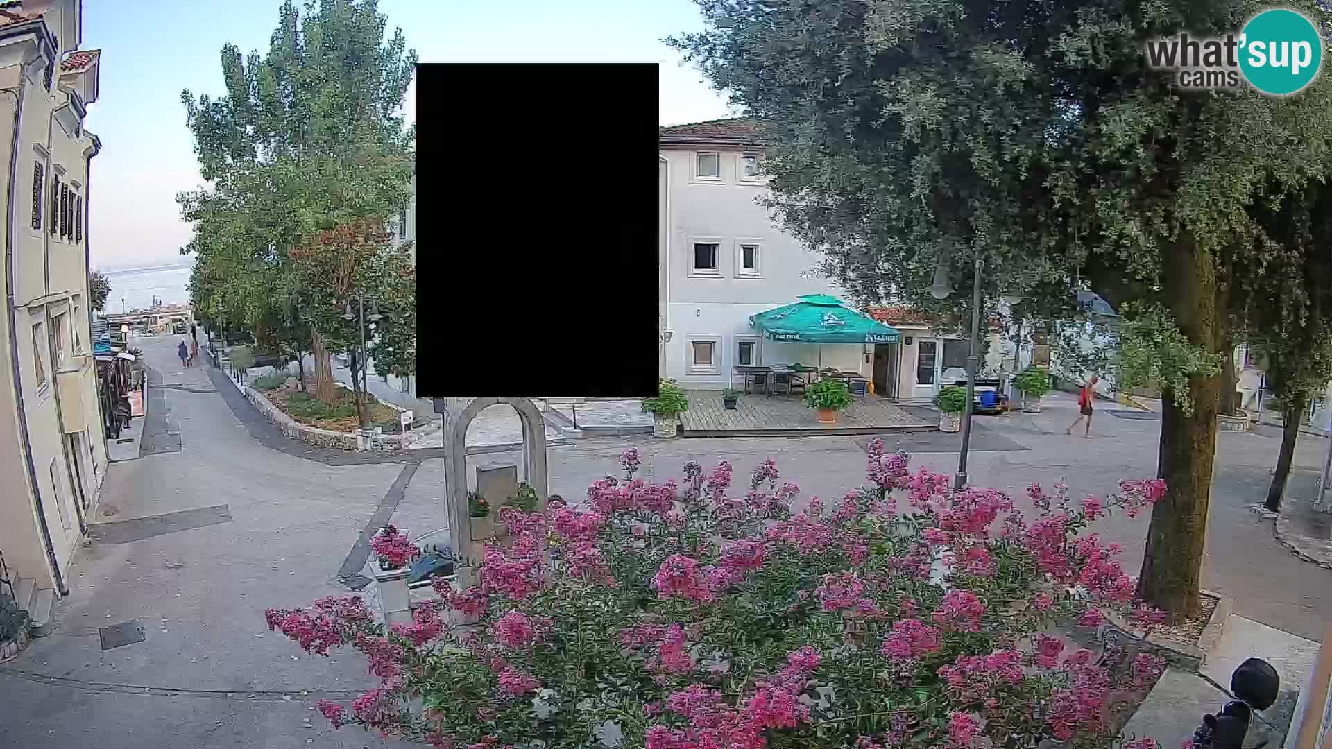 Web kamera centar Mošćeničke Drage – Pogled uživo