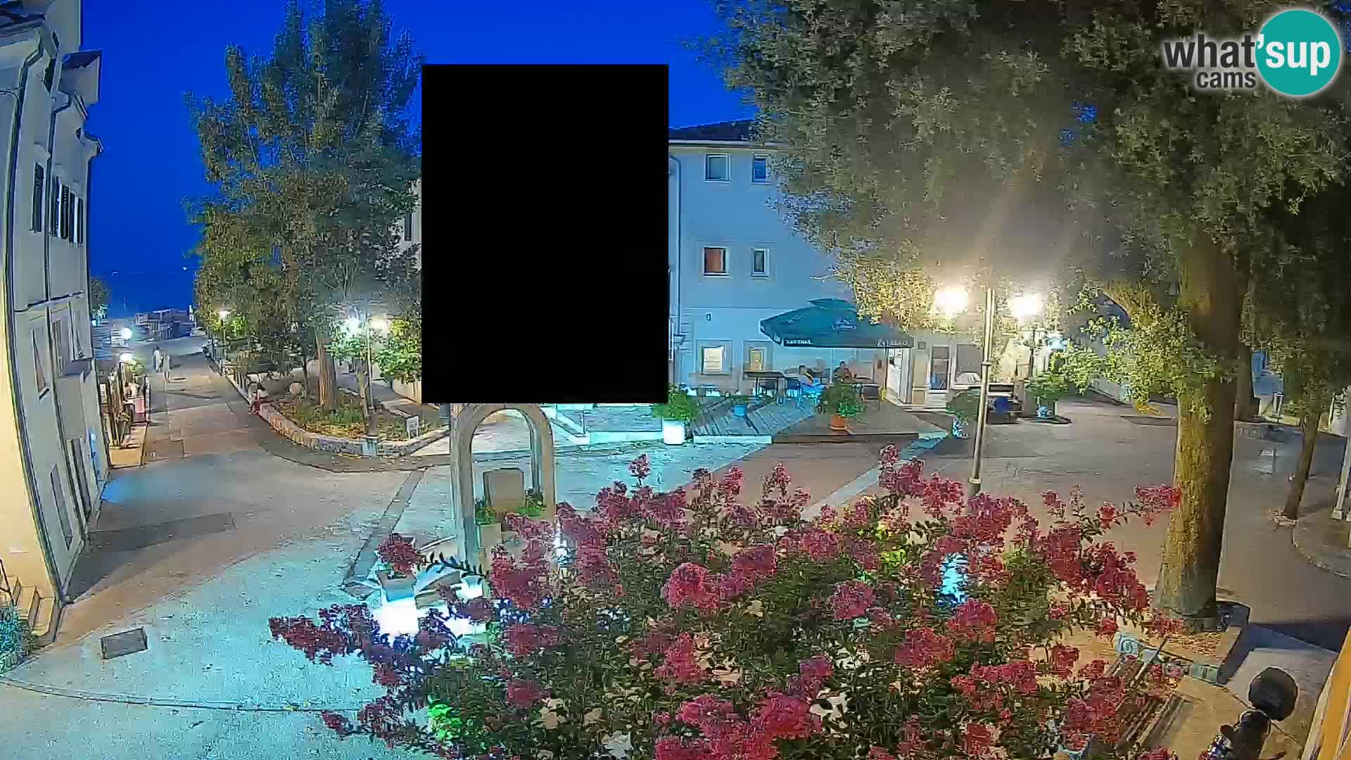 Webcam centre de Mošćenička Draga – Vue en direct du centre-ville