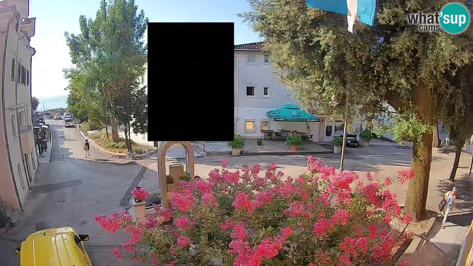 Spletna kamera center Mošćeniška Draga – Pogled v živo