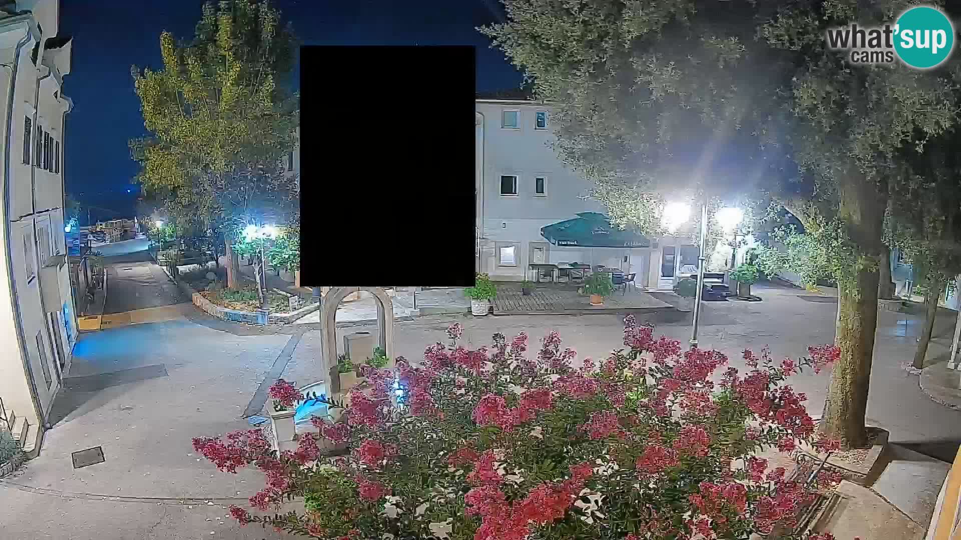Webcam Mošćenička Draga Center – Live View of the Town Center