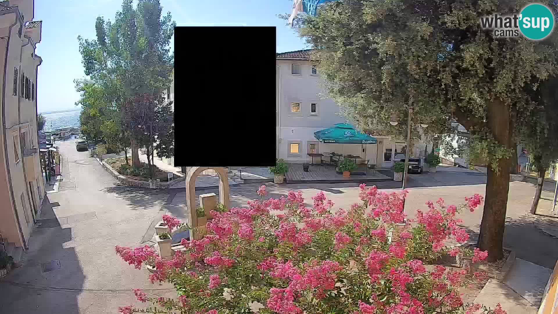 Webcam centre de Mošćenička Draga – Vue en direct du centre-ville