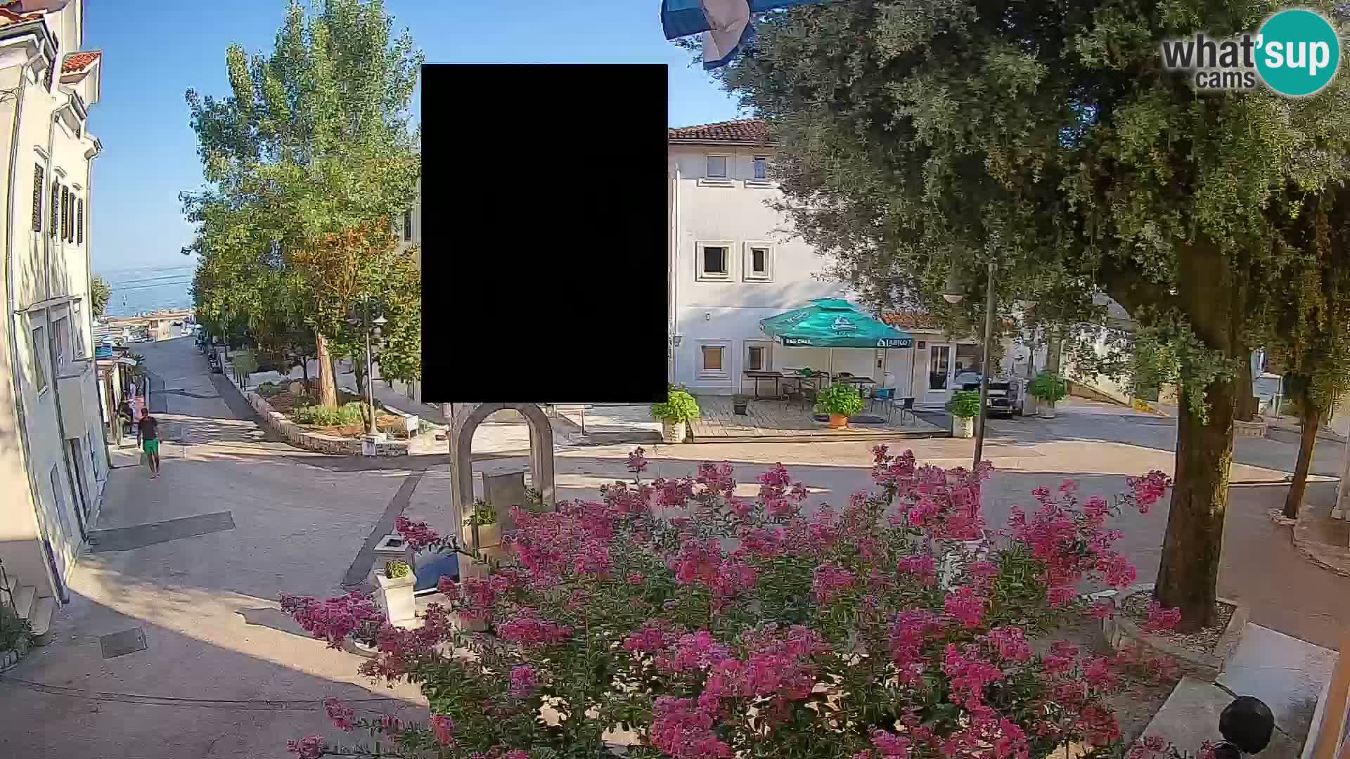 Spletna kamera center Mošćeniška Draga – Pogled v živo