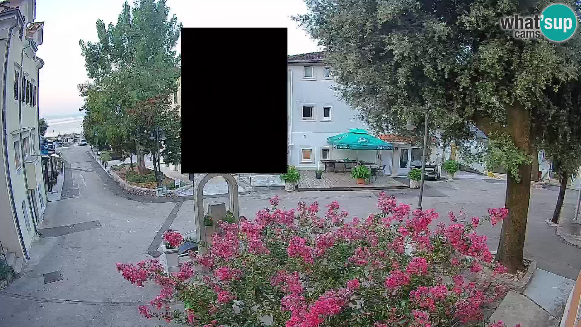 Webcam centre de Mošćenička Draga – Vue en direct du centre-ville