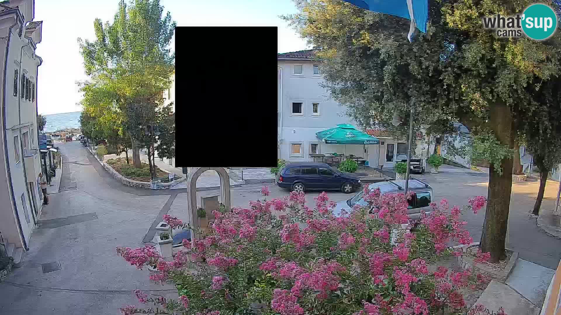 Webcam centre de Mošćenička Draga – Vue en direct du centre-ville