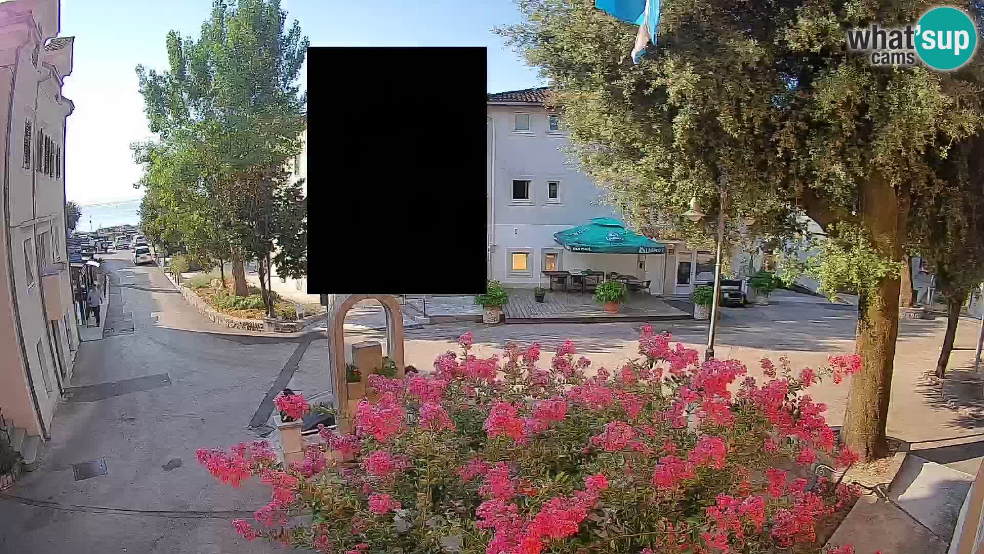 Webcam Centro Draga di Moschiena – Vista live sul centro