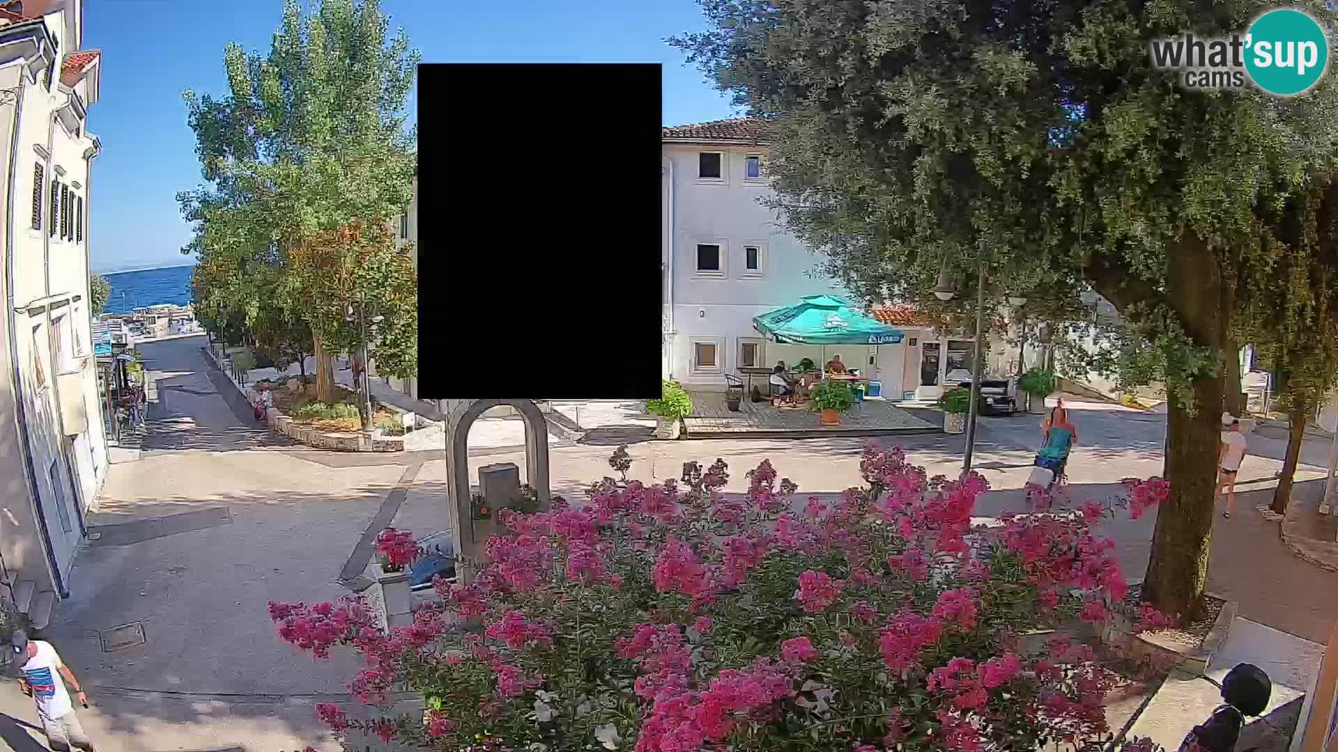 Webcam Mošćenička Draga Zentrum – Liveblick auf das Ortszentrum