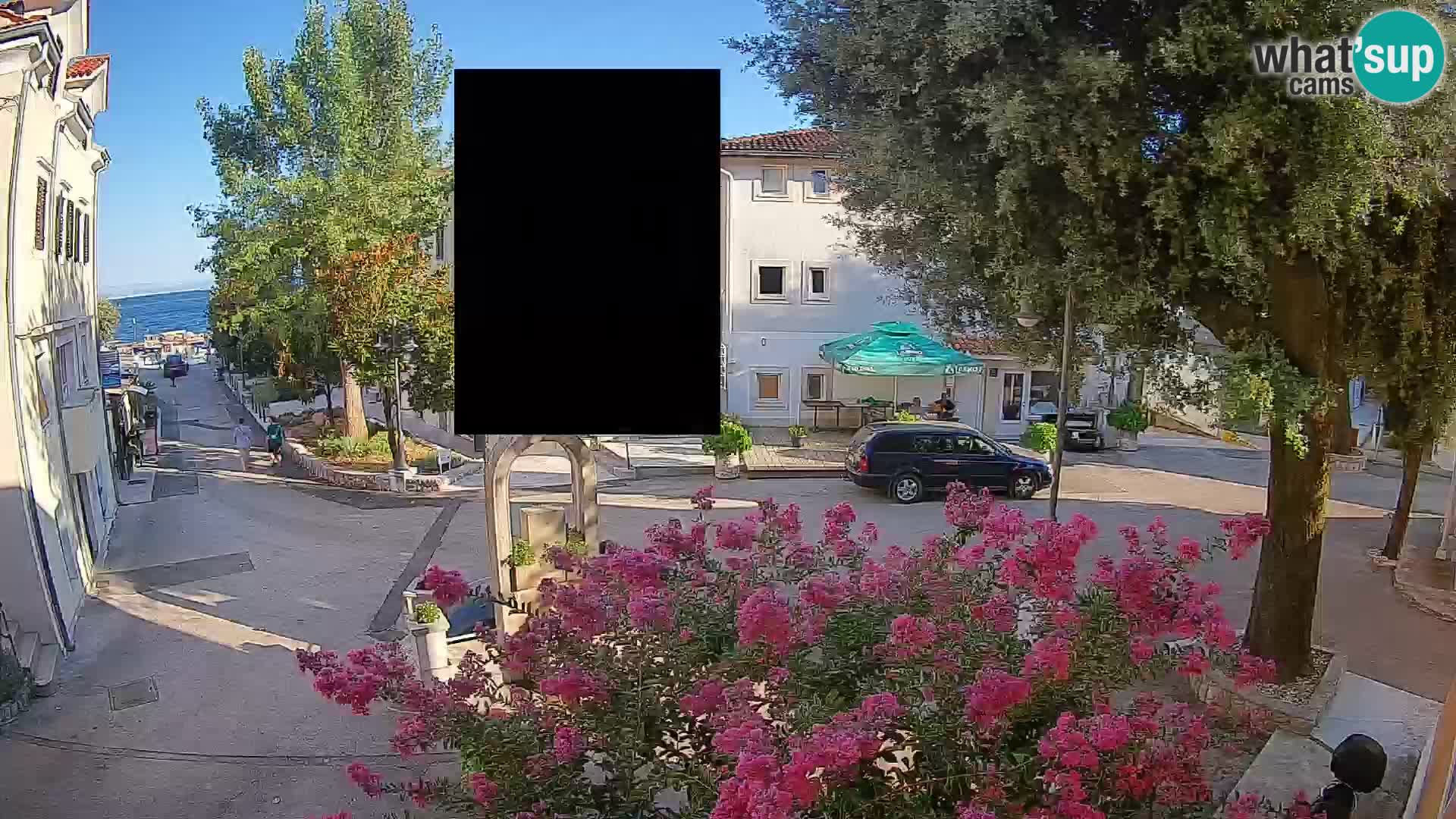Web kamera centar Mošćeničke Drage – Pogled uživo