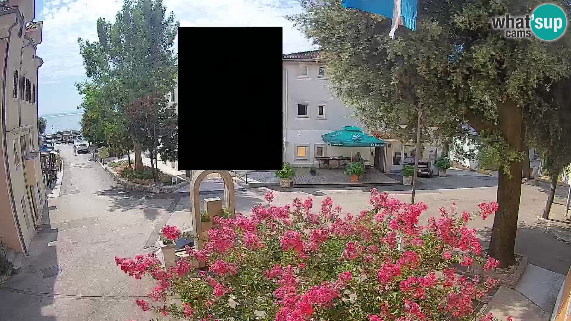 Webcam Centre de Mošćenička Draga – Vue en direct du centre-ville