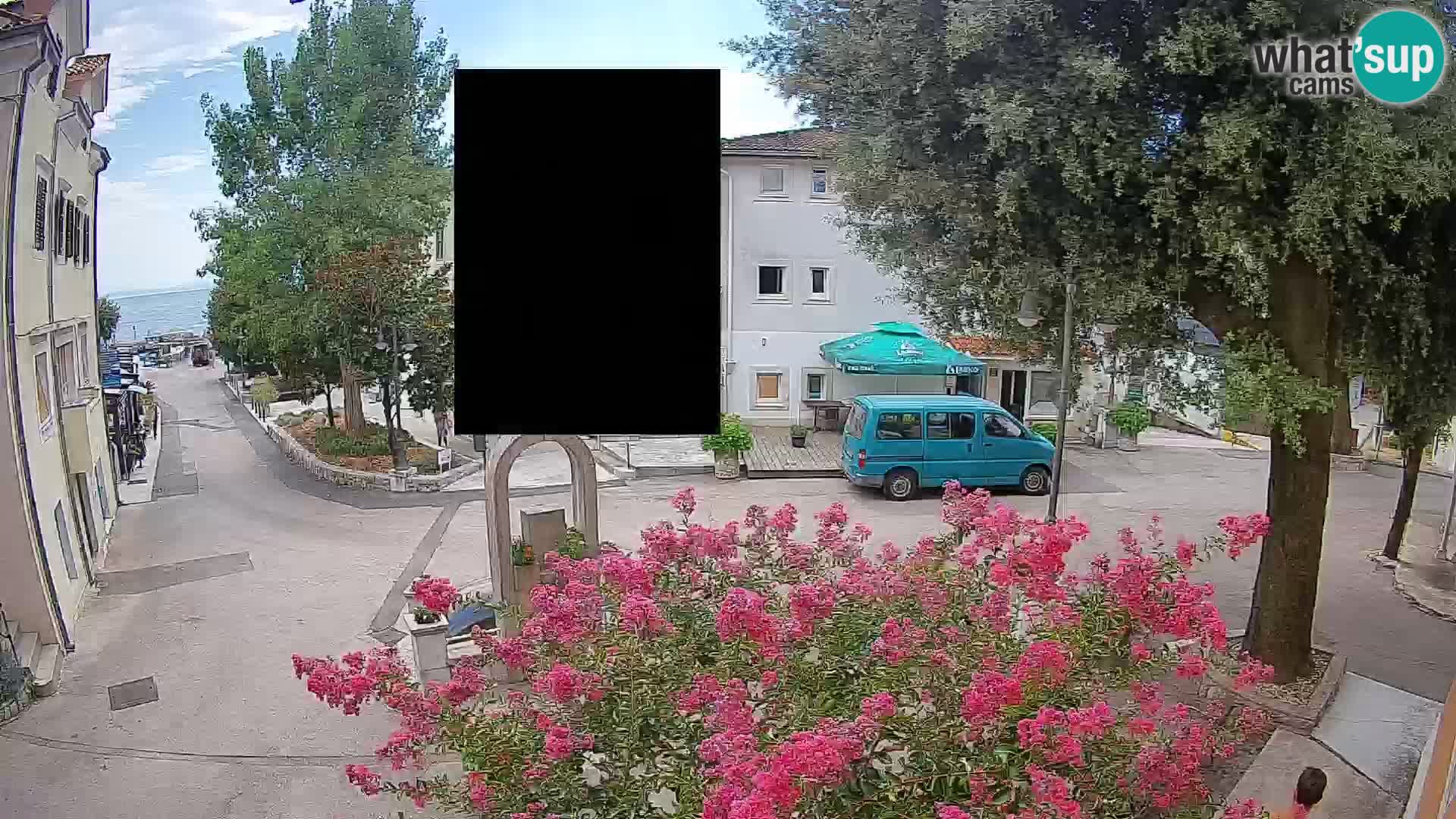 Webcam Mošćenička Draga Zentrum – Liveblick auf das Ortszentrum