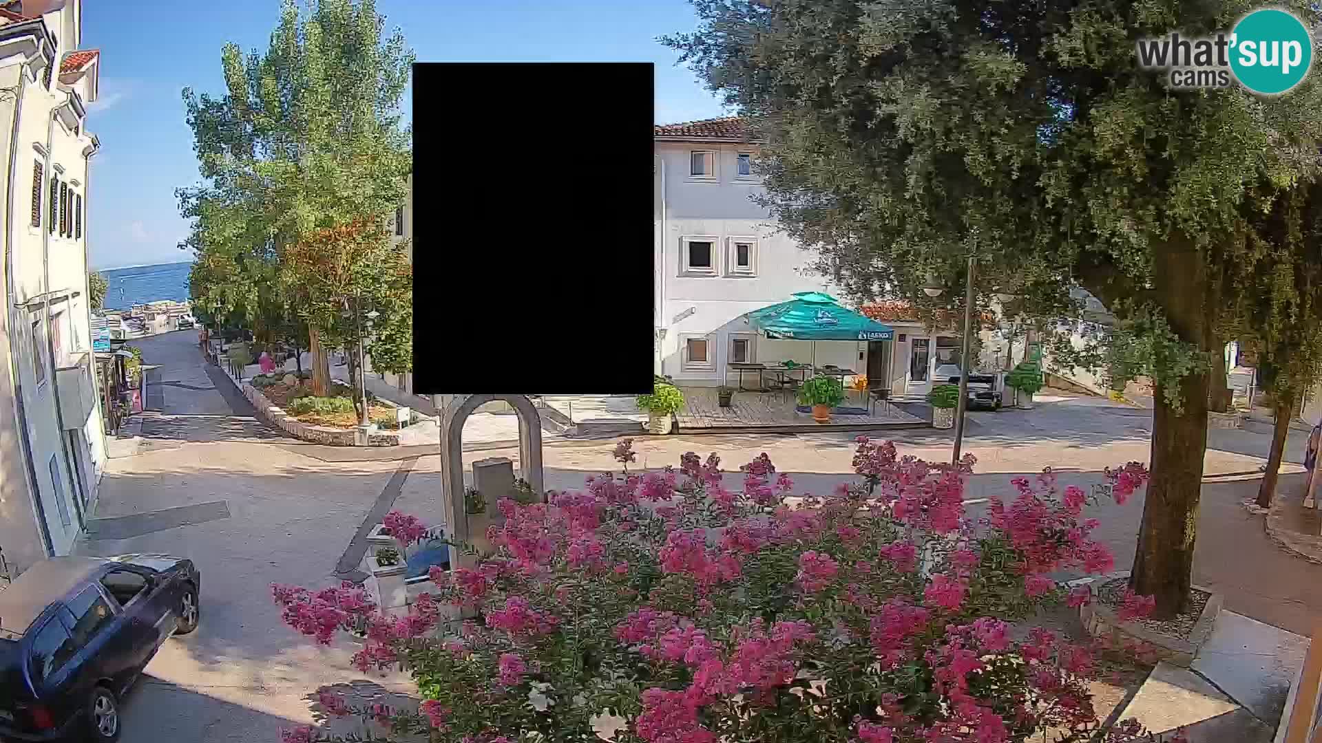 Webcam Mošćenička Draga Center – Live View of the Town Center