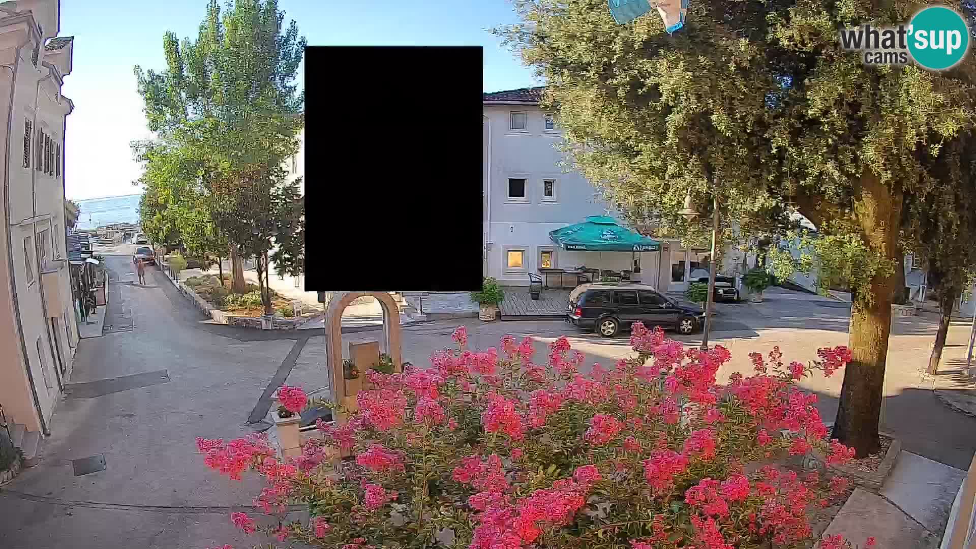 Web kamera centar Mošćeničke Drage – Pogled uživo