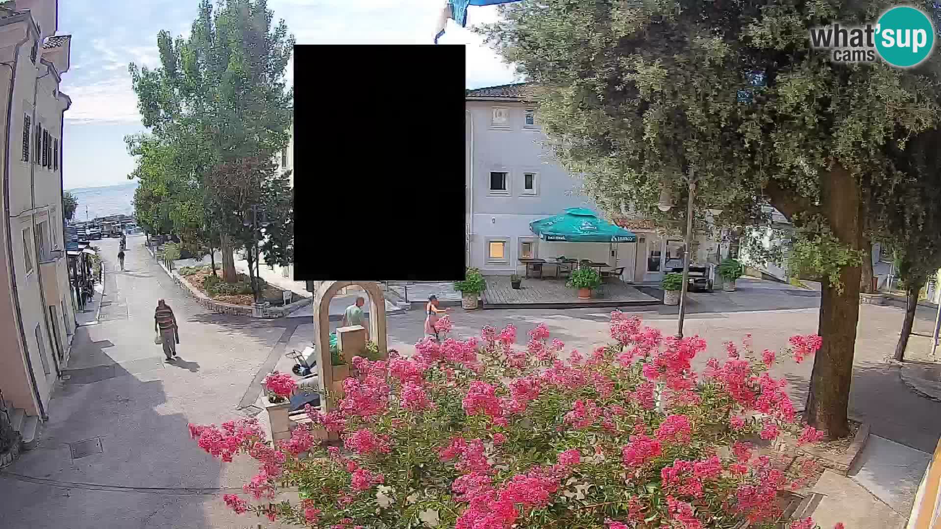 Webcam Mošćenička Draga Zentrum – Liveblick auf das Ortszentrum