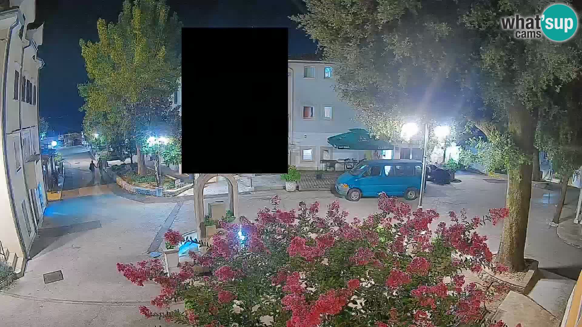 Webcam centre de Mošćenička Draga – Vue en direct du centre-ville