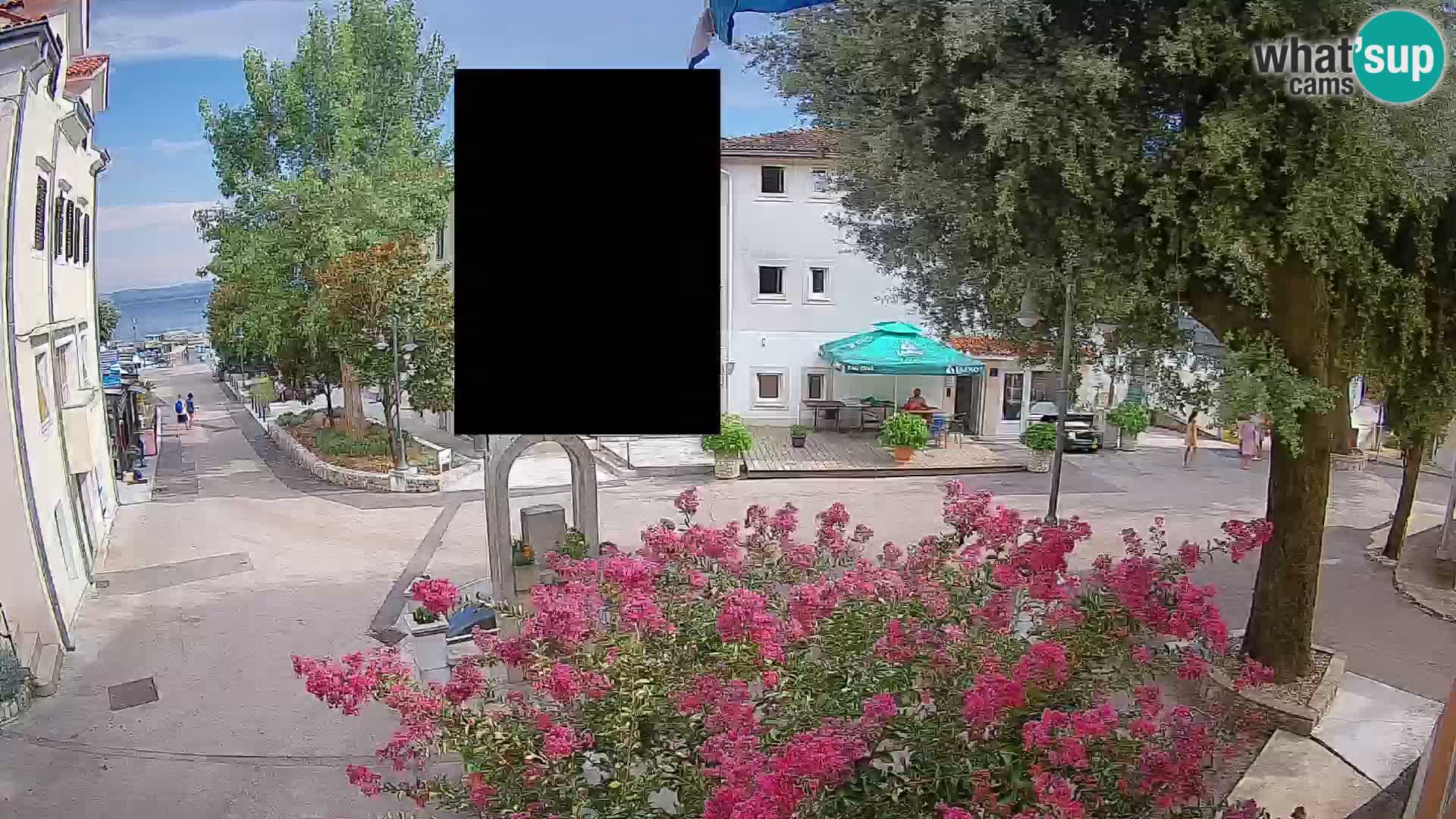 Webcam Mošćenička Draga Center – Live View of the Town Center