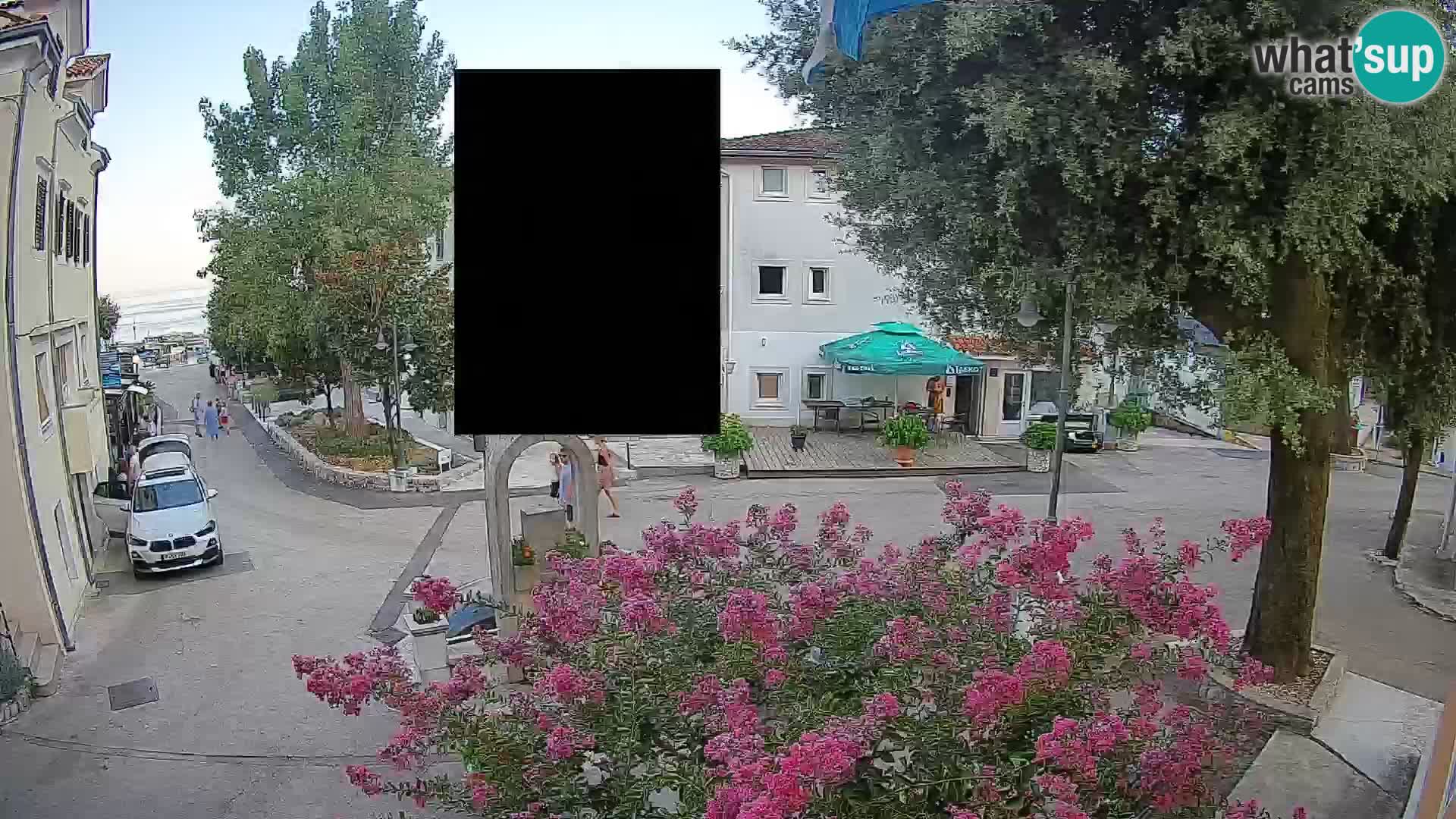Webcam Mošćenička Draga Center – Live View of the Town Center