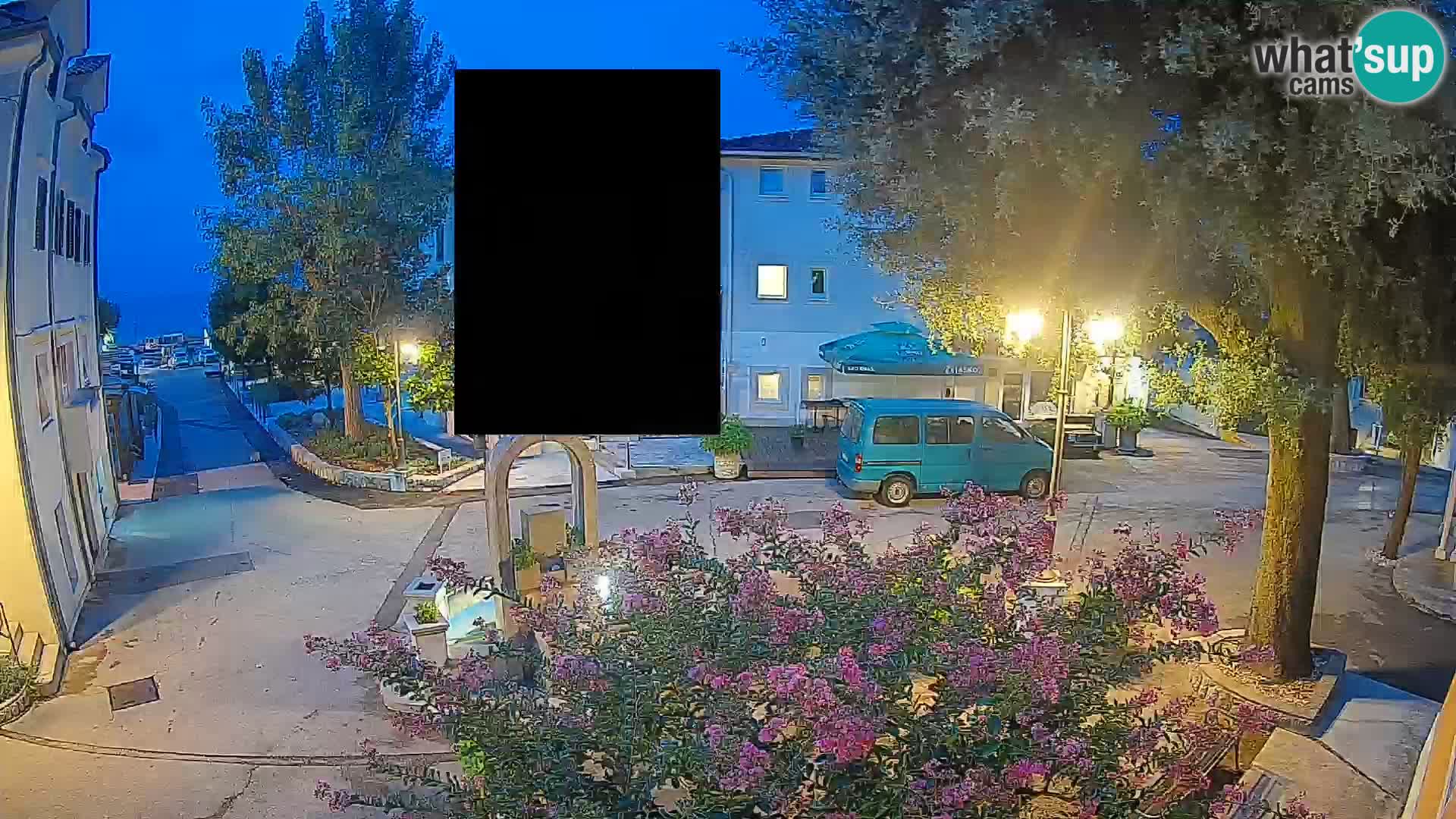 Webcam Mošćenička Draga Center – Live View of the Town Center