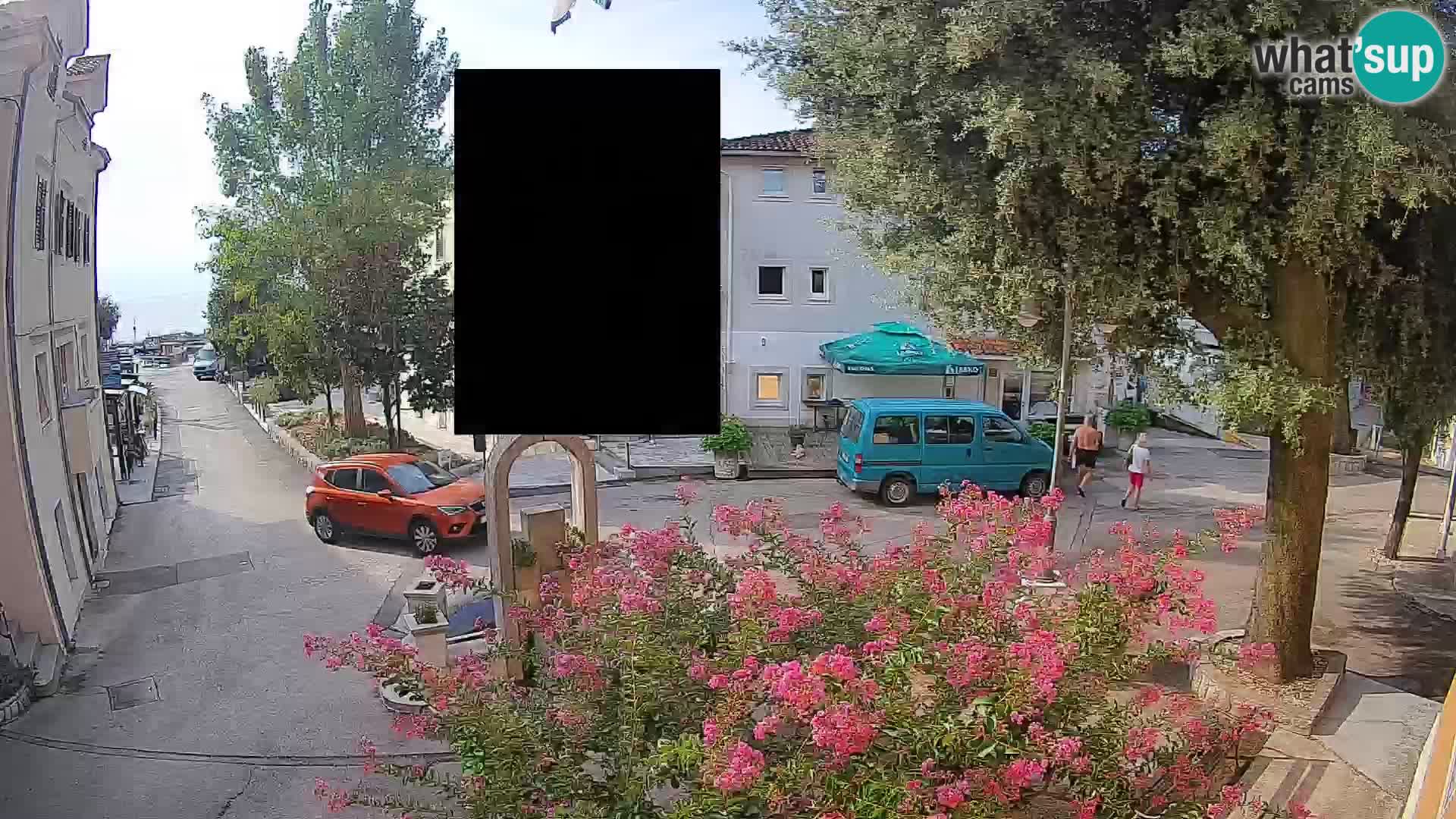 Webcam Centro Draga di Moschiena – Vista live sul centro