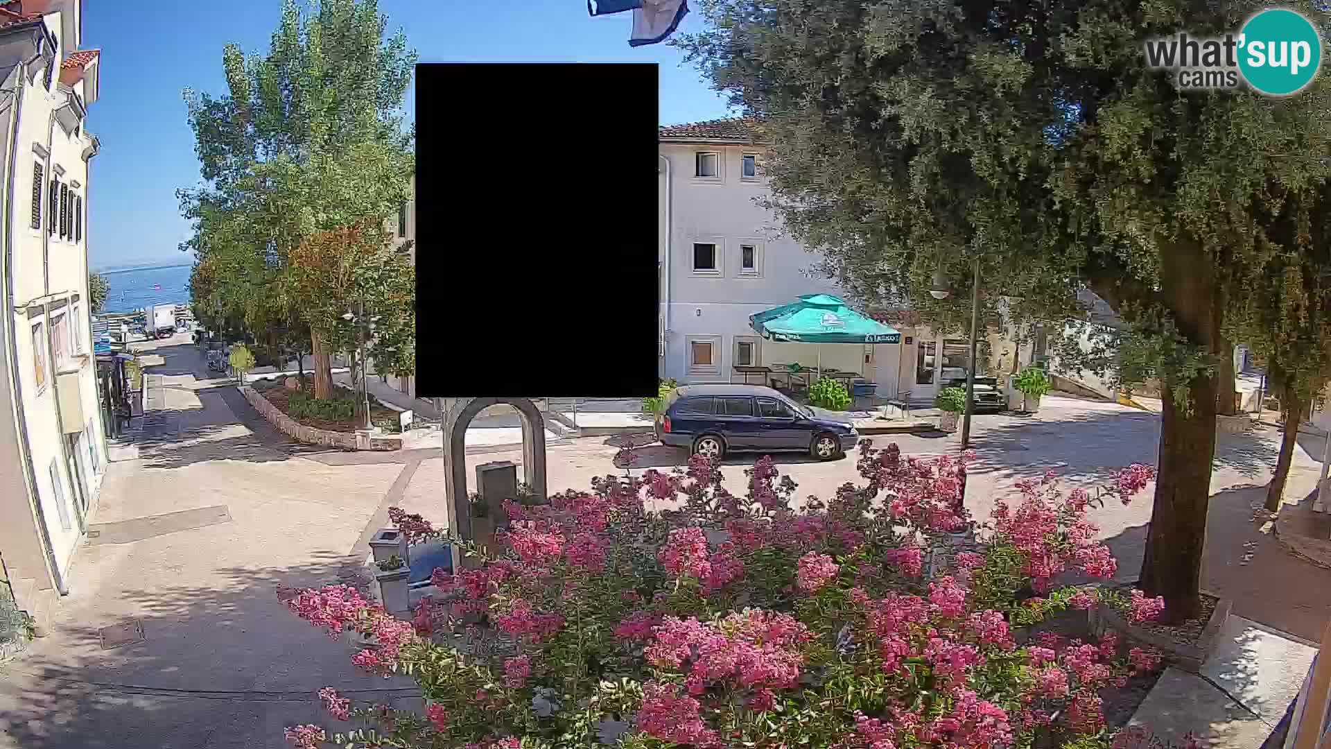 Webcam Mošćenička Draga Zentrum – Liveblick auf das Ortszentrum