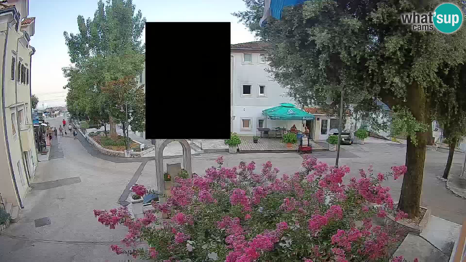 Webcam Mošćenička Draga Center – Live View of the Town Center