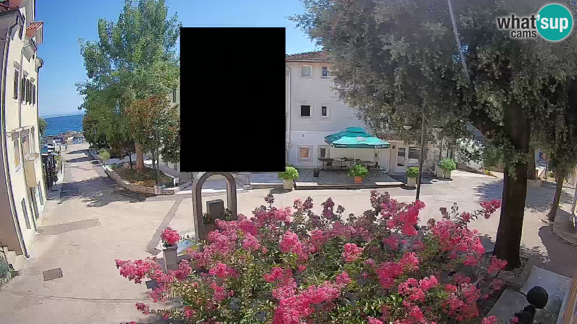 Webcam Mošćenička Draga Zentrum – Liveblick auf das Ortszentrum