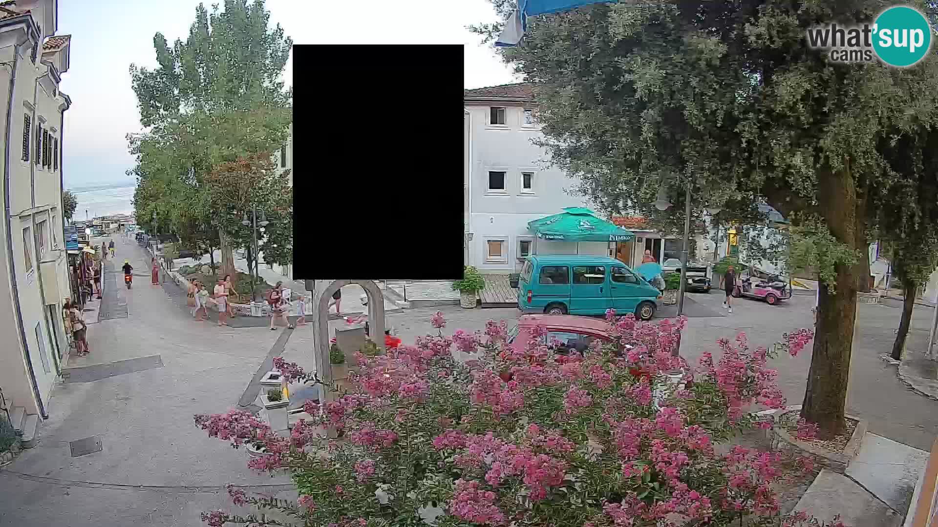 Web kamera centar Mošćeničke Drage – Pogled uživo