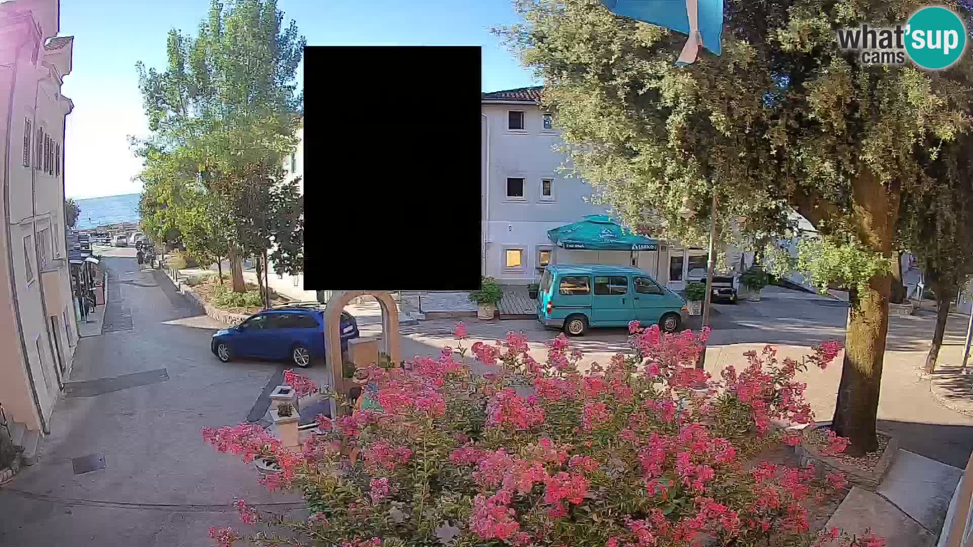 Webcam Mošćenička Draga Zentrum – Liveblick auf das Ortszentrum