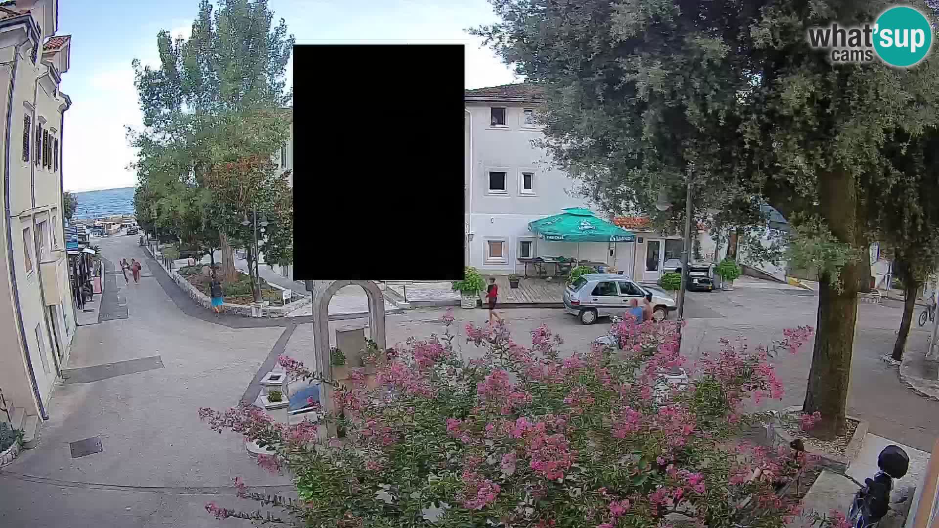 Webcam Centre de Mošćenička Draga – Vue en direct du centre-ville