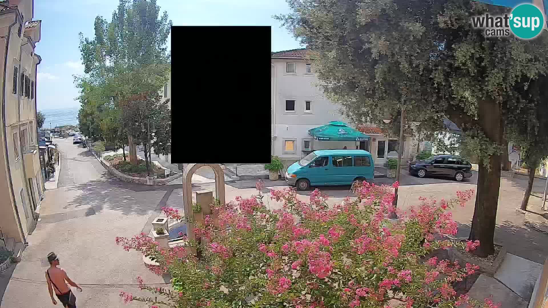 Webcam Centro Draga di Moschiena – Vista live sul centro
