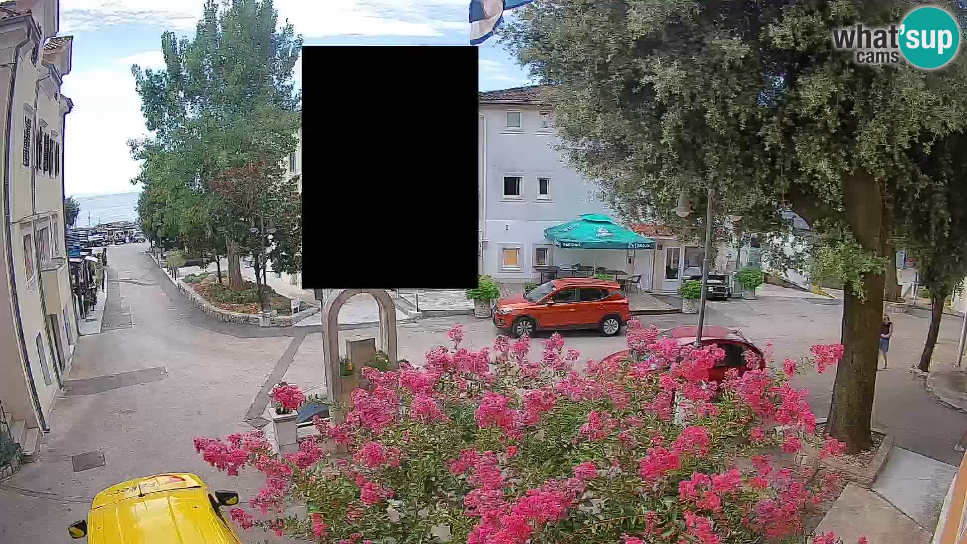 Webcam Centre de Mošćenička Draga – Vue en direct du centre-ville
