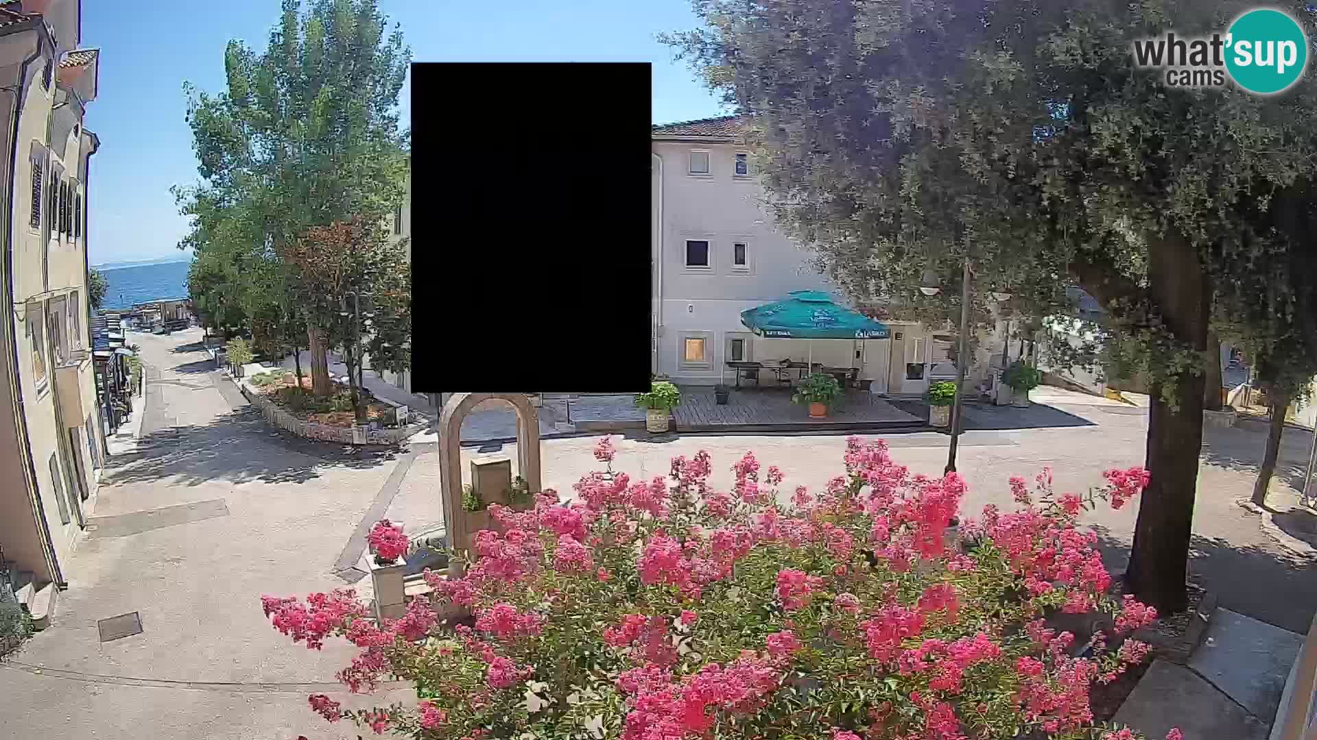 Webcam centre de Mošćenička Draga – Vue en direct du centre-ville