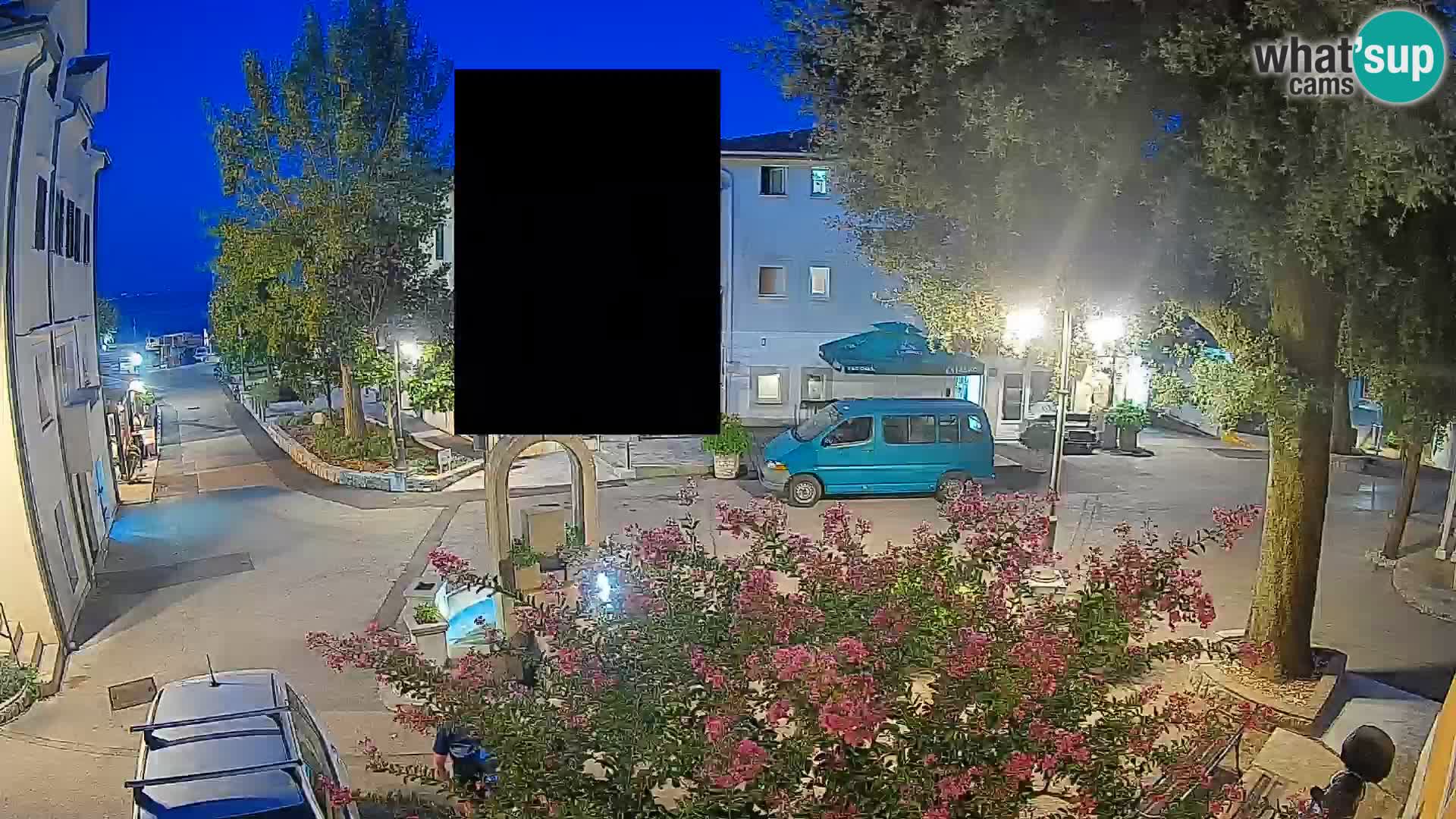 Webcam Mošćenička Draga Zentrum – Liveblick auf das Ortszentrum
