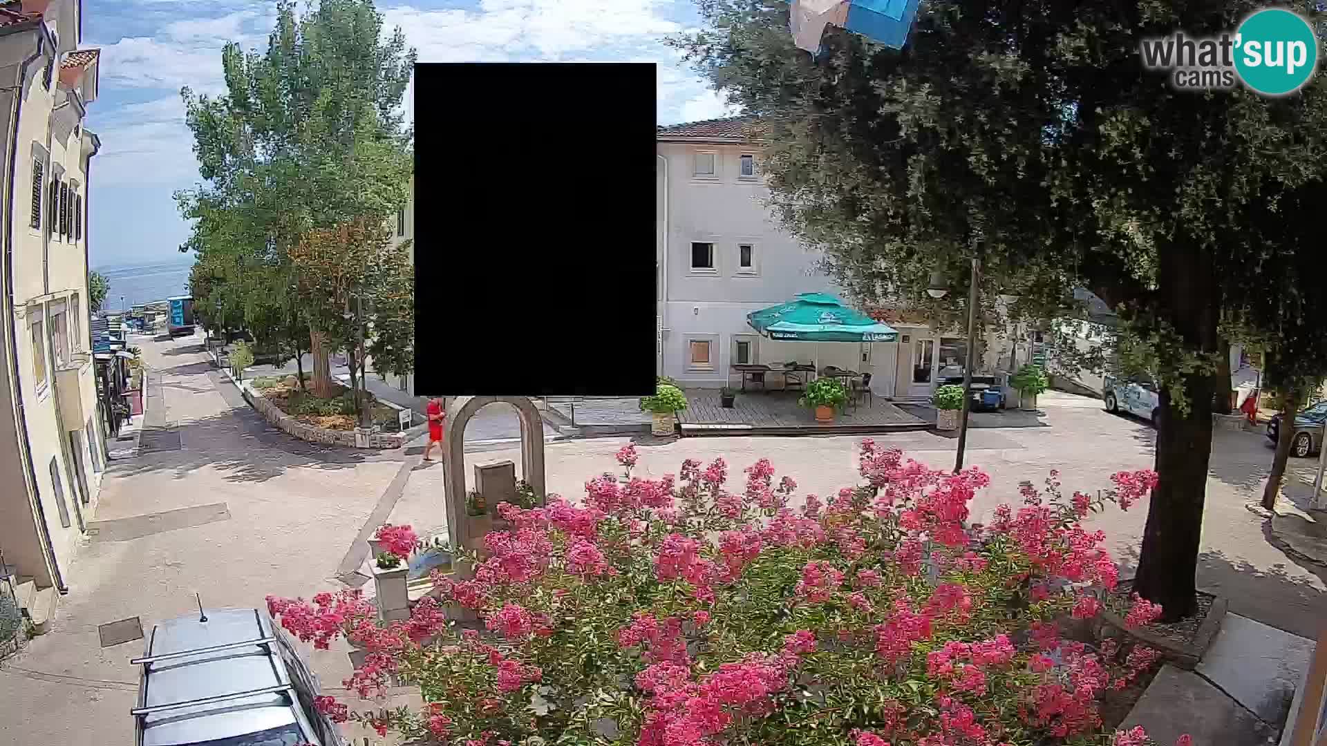 Webcam Mošćenička Draga Zentrum – Liveblick auf das Ortszentrum