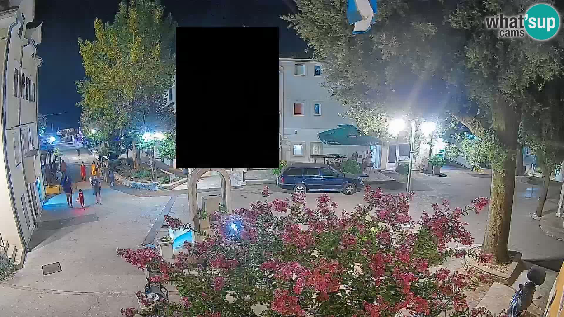 Webcam Mošćenička Draga Center – Live View of the Town Center