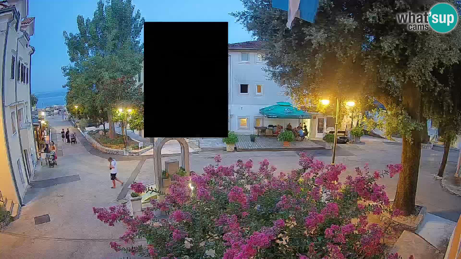 Webcam Mošćenička Draga Center – Live View of the Town Center