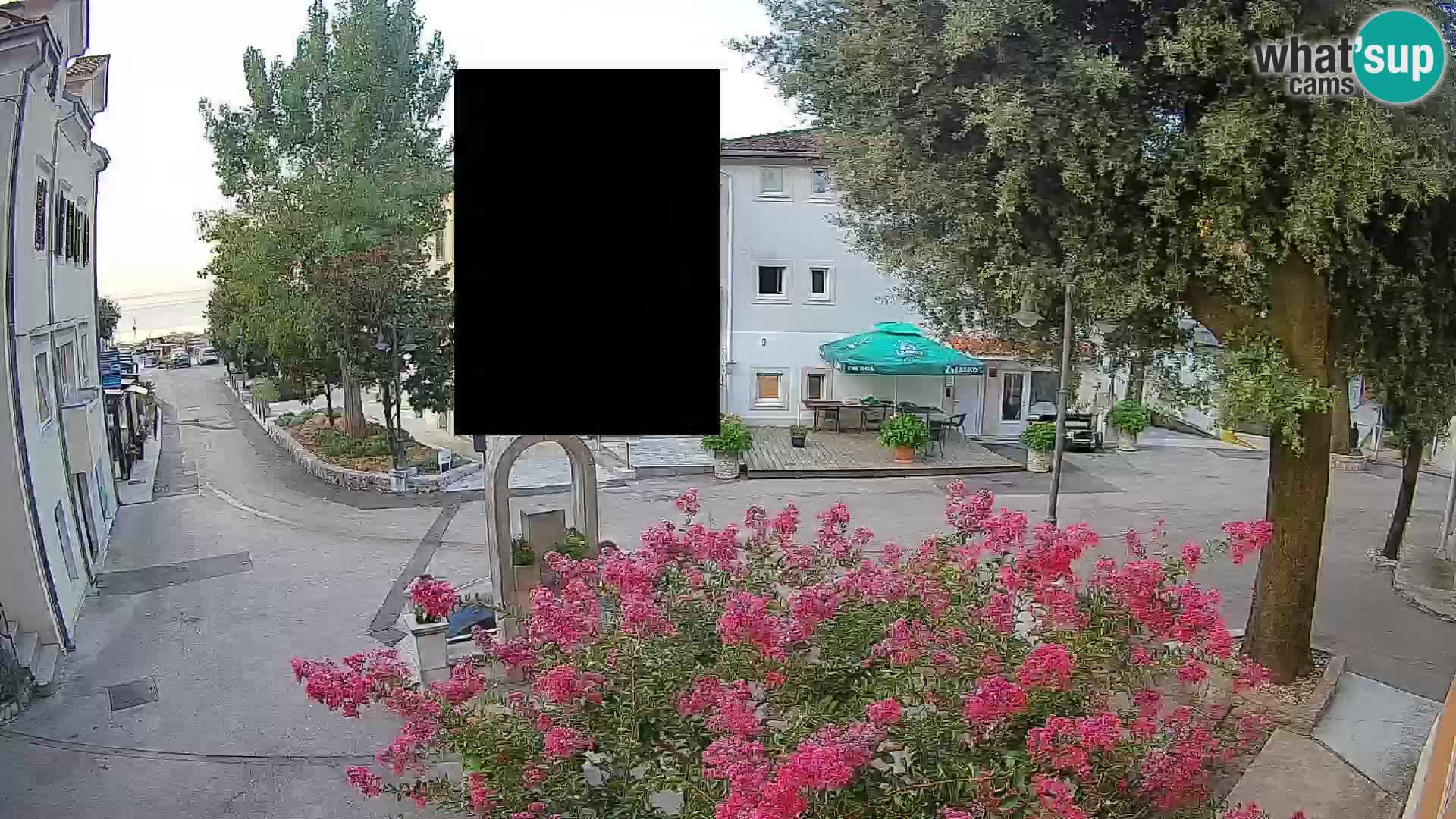 Webcam Centre de Mošćenička Draga – Vue en direct du centre-ville