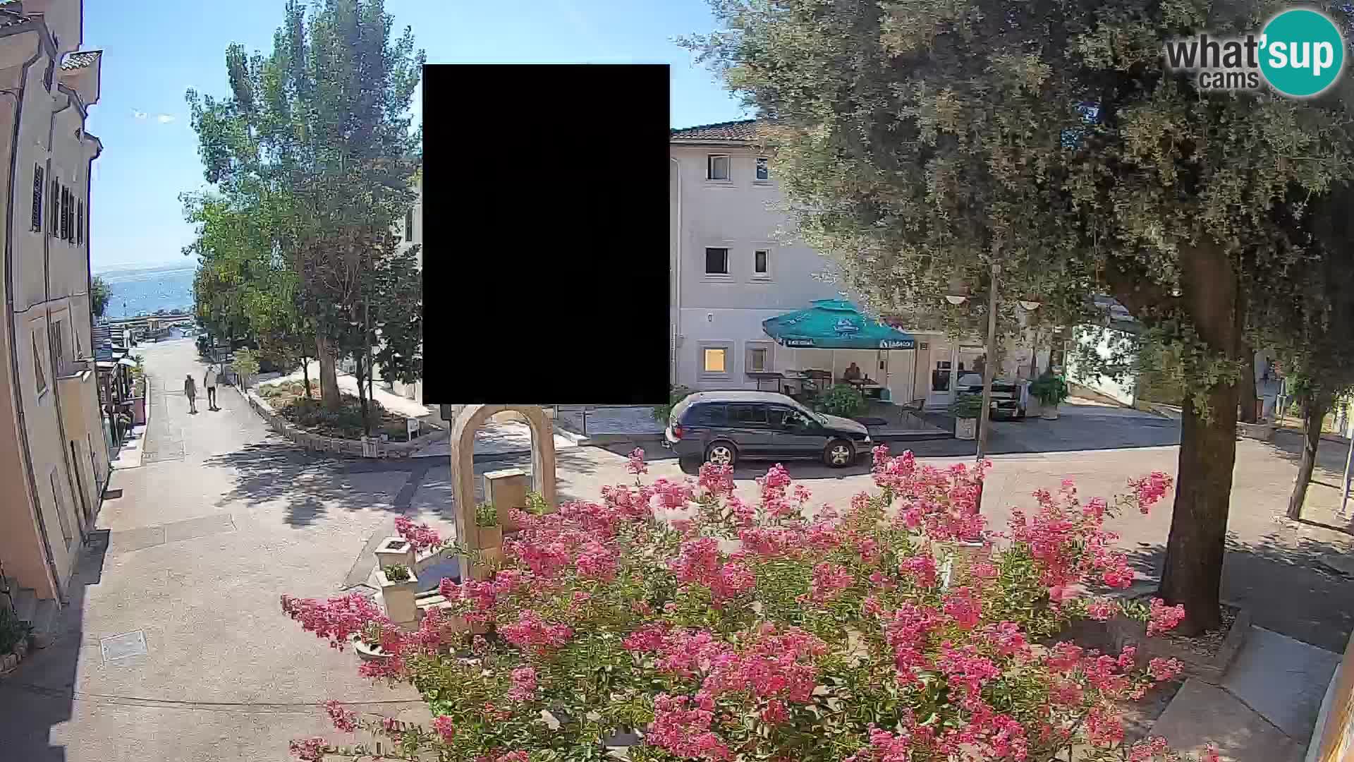 Webcam Centre de Mošćenička Draga – Vue en direct du centre-ville