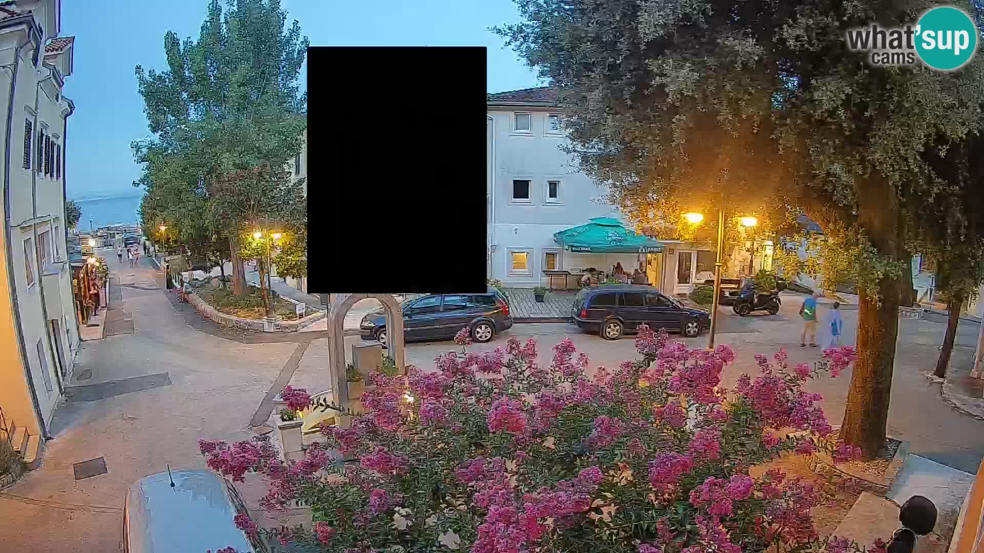 Webcam Mošćenička Draga Center – Live View of the Town Center