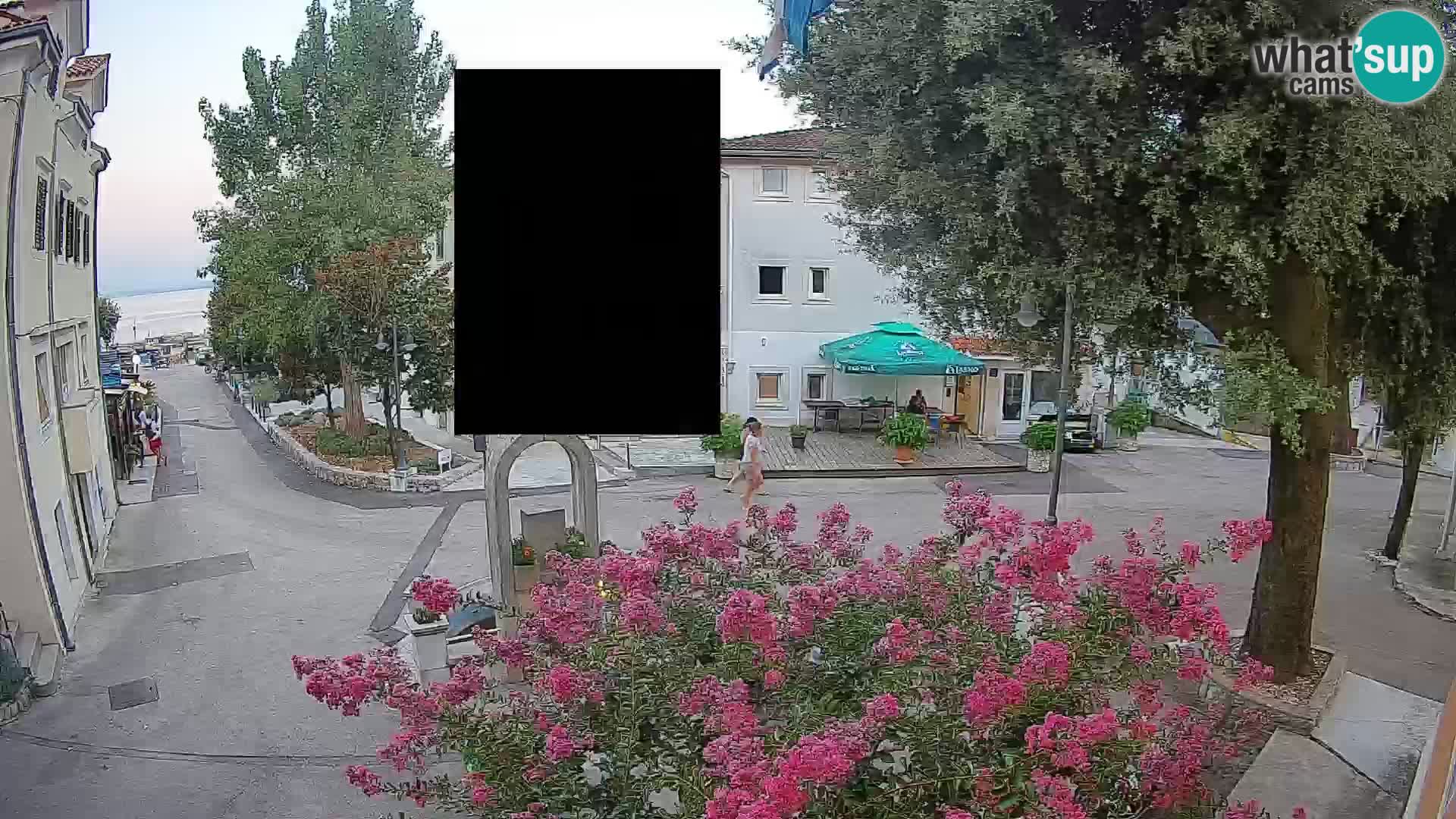 Webcam centre de Mošćenička Draga – Vue en direct du centre-ville