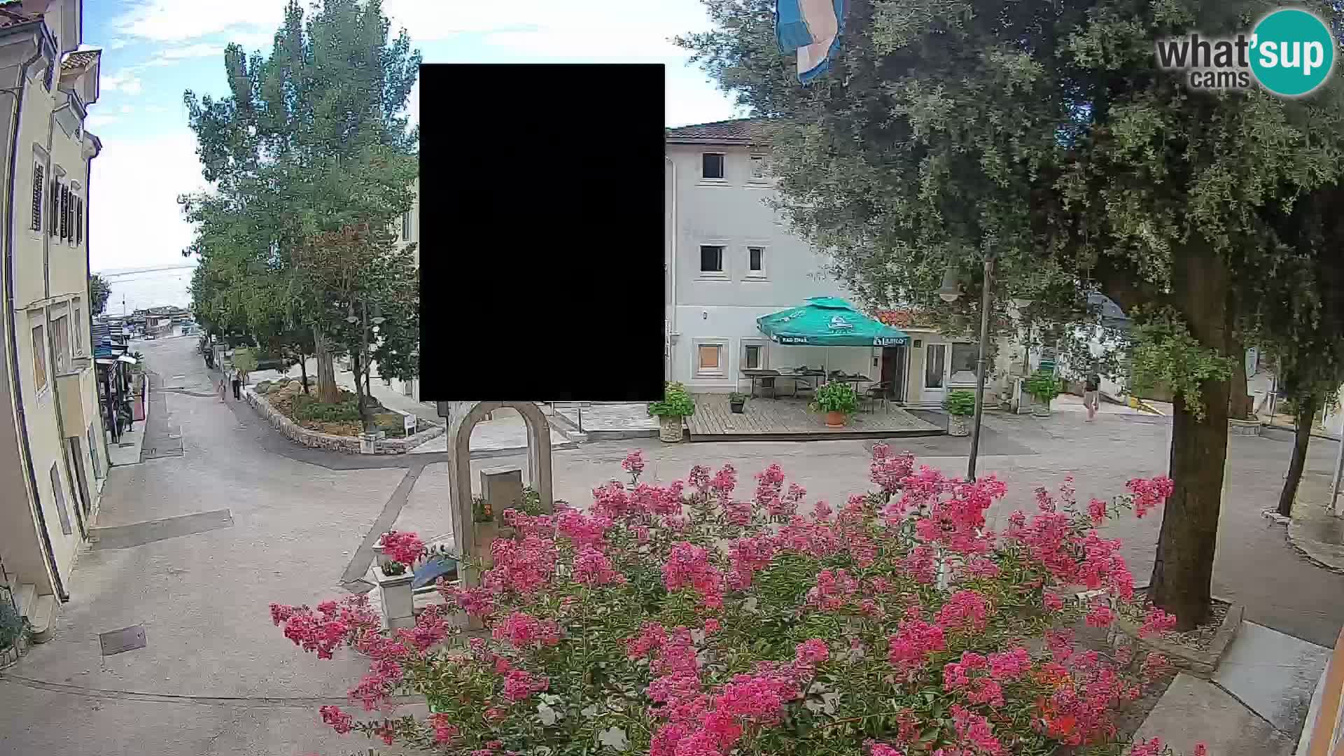 Webcam Centre de Mošćenička Draga – Vue en direct du centre-ville