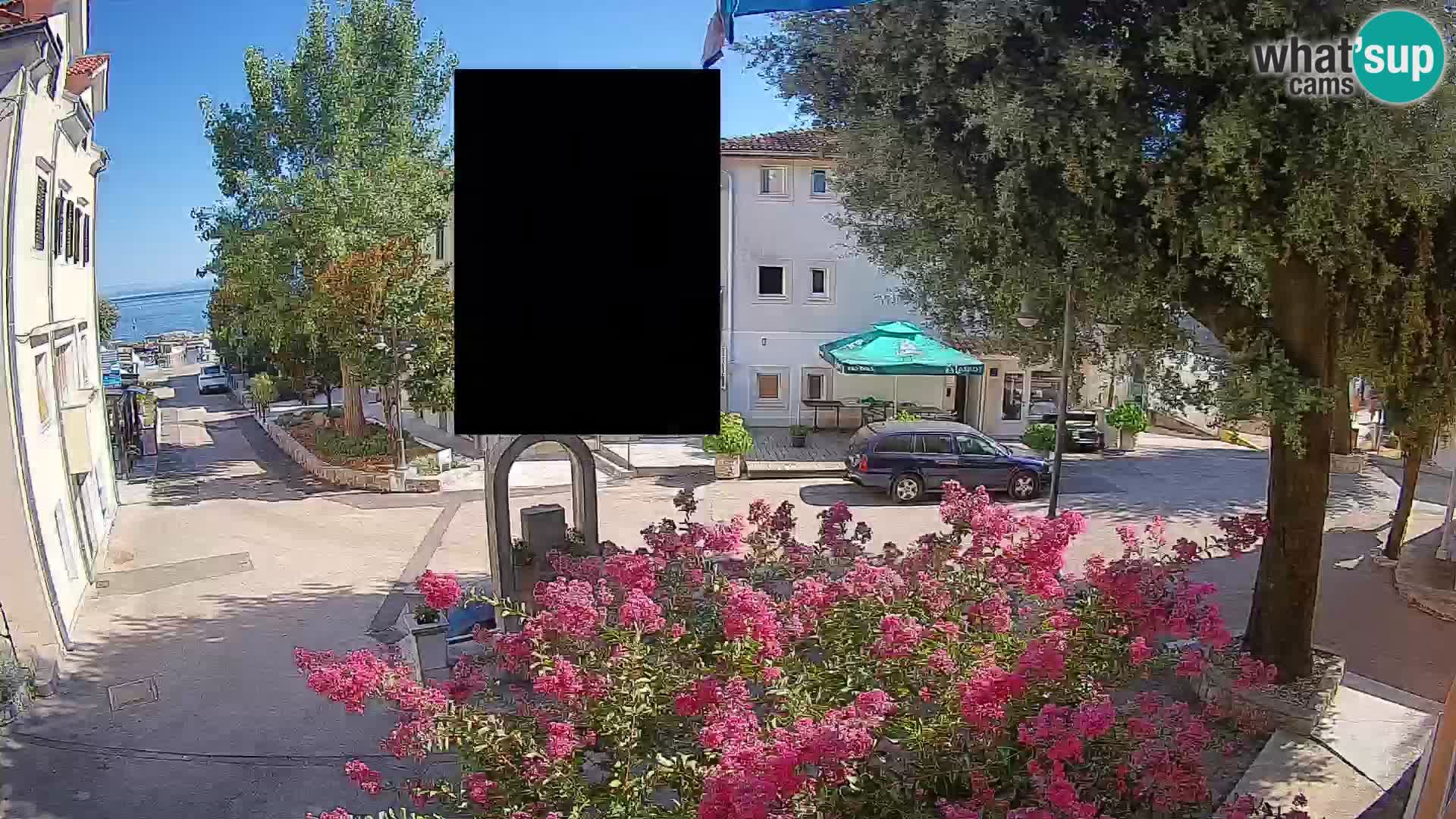 Webcam Mošćenička Draga Zentrum – Liveblick auf das Ortszentrum