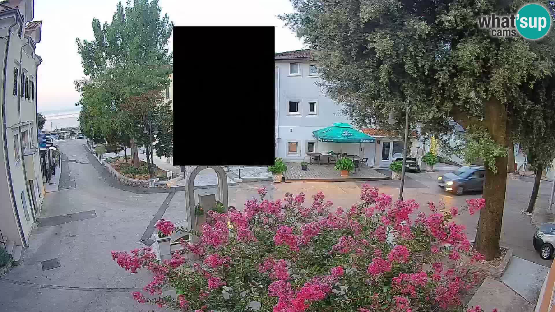 Webcam Mošćenička Draga Zentrum – Liveblick auf das Ortszentrum