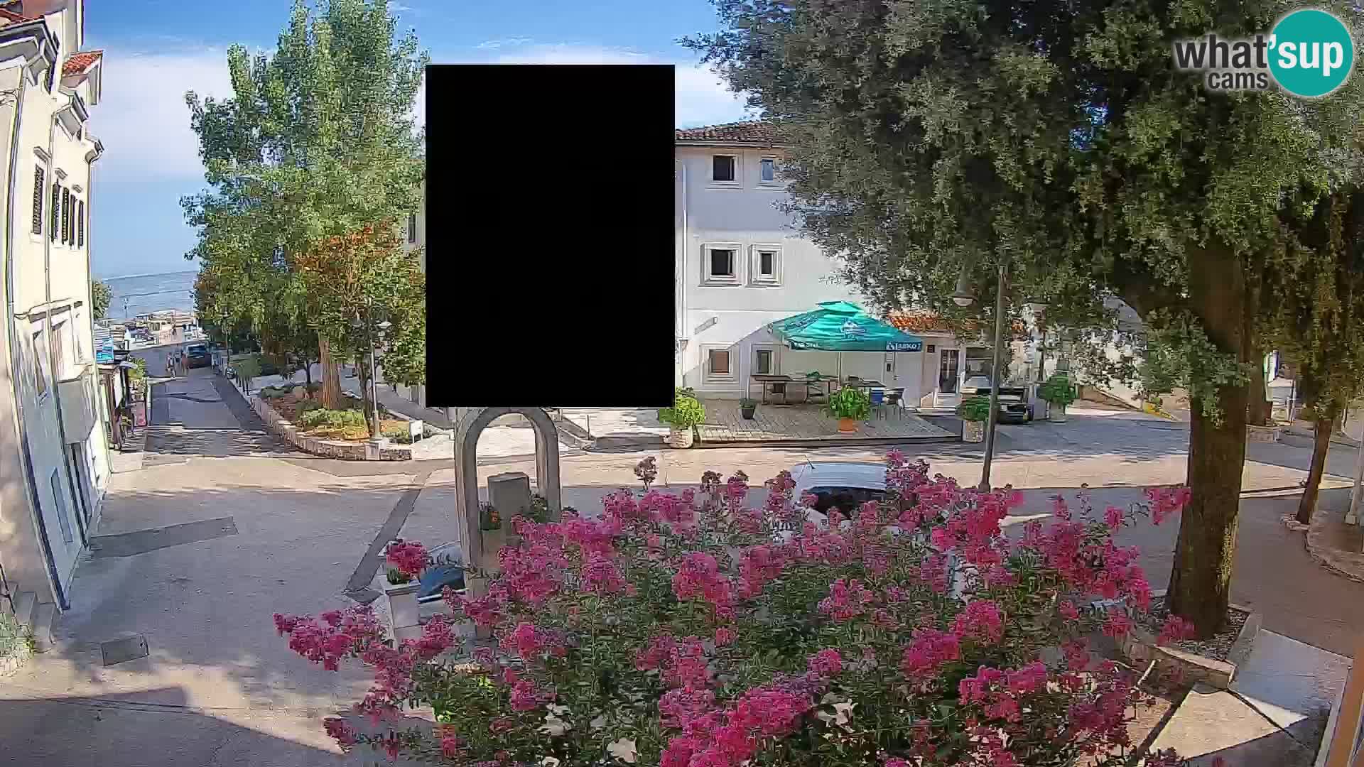 Webcam Mošćenička Draga Zentrum – Liveblick auf das Ortszentrum