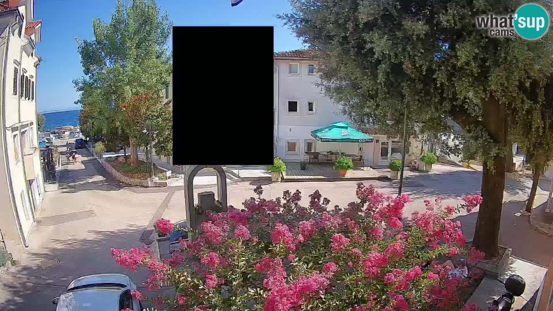 Webcam Mošćenička Draga Center – Live View of the Town Center