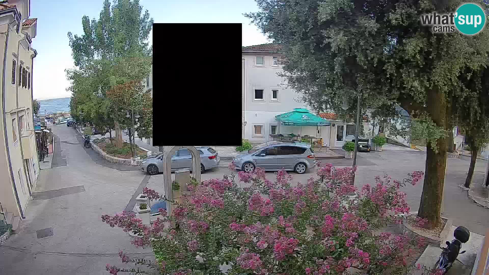 Webcam Mošćenička Draga Center – Live View of the Town Center