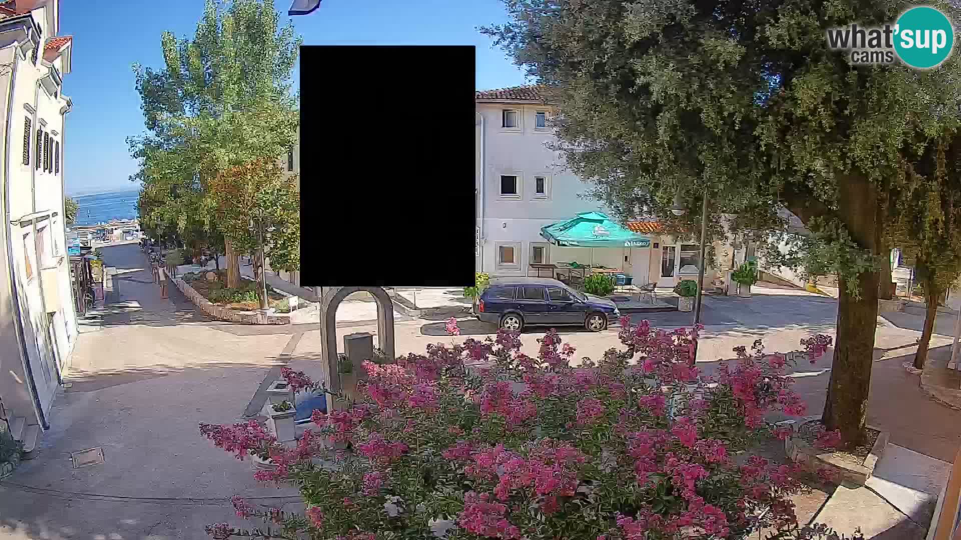 Webcam Mošćenička Draga Zentrum – Liveblick auf das Ortszentrum